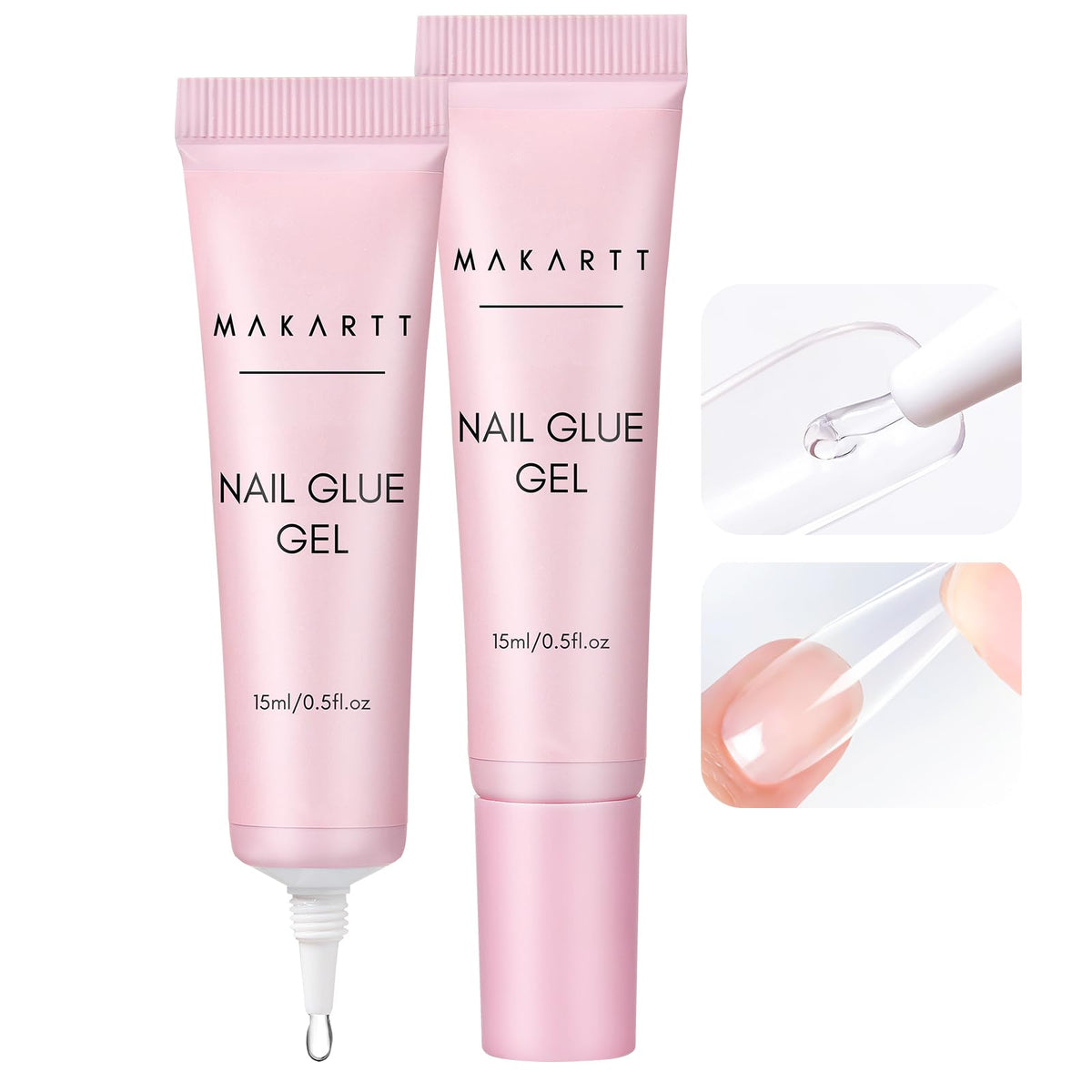Makartt colle gel pour ongles press-on, adhérence fiable.
