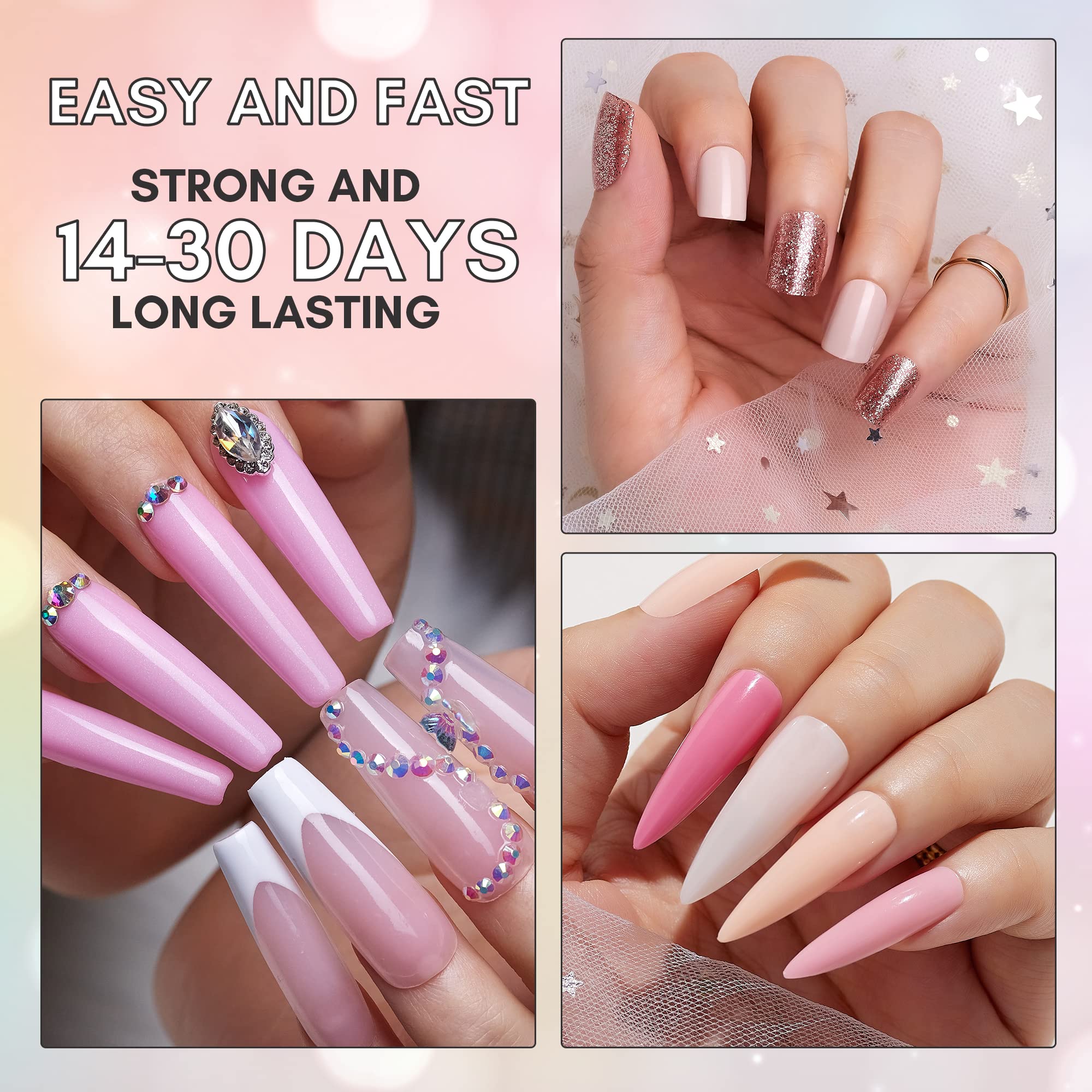 Makartt Colle sans HEMA: formule douce pour ongles sensibles.