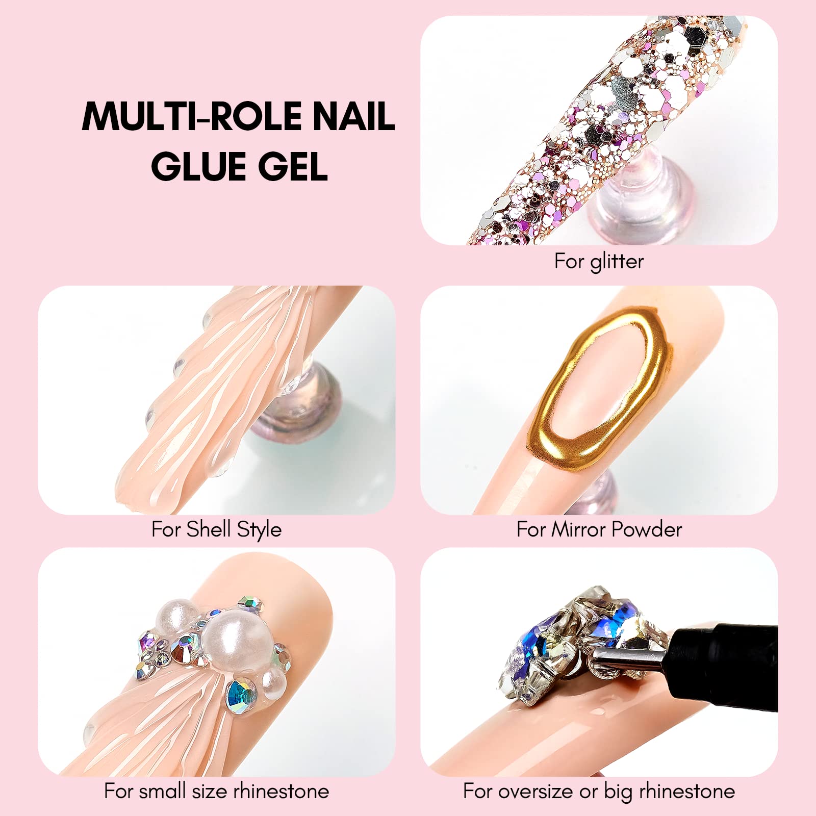 Makartt Compatibilité: convient gels, acrylique et autocollants pour ongles.