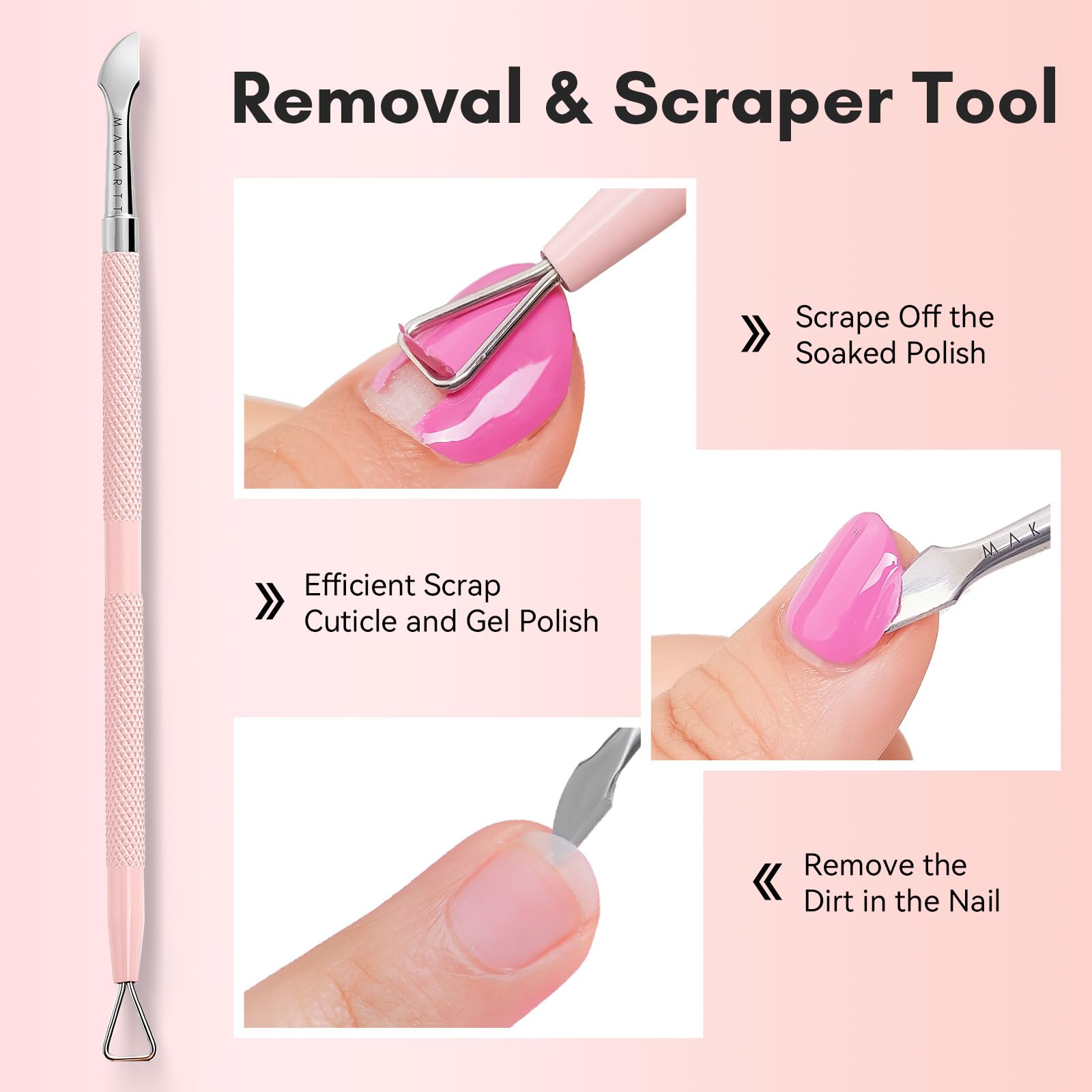 Makartt coupe-ongles robuste pour ongles naturels et artificiels