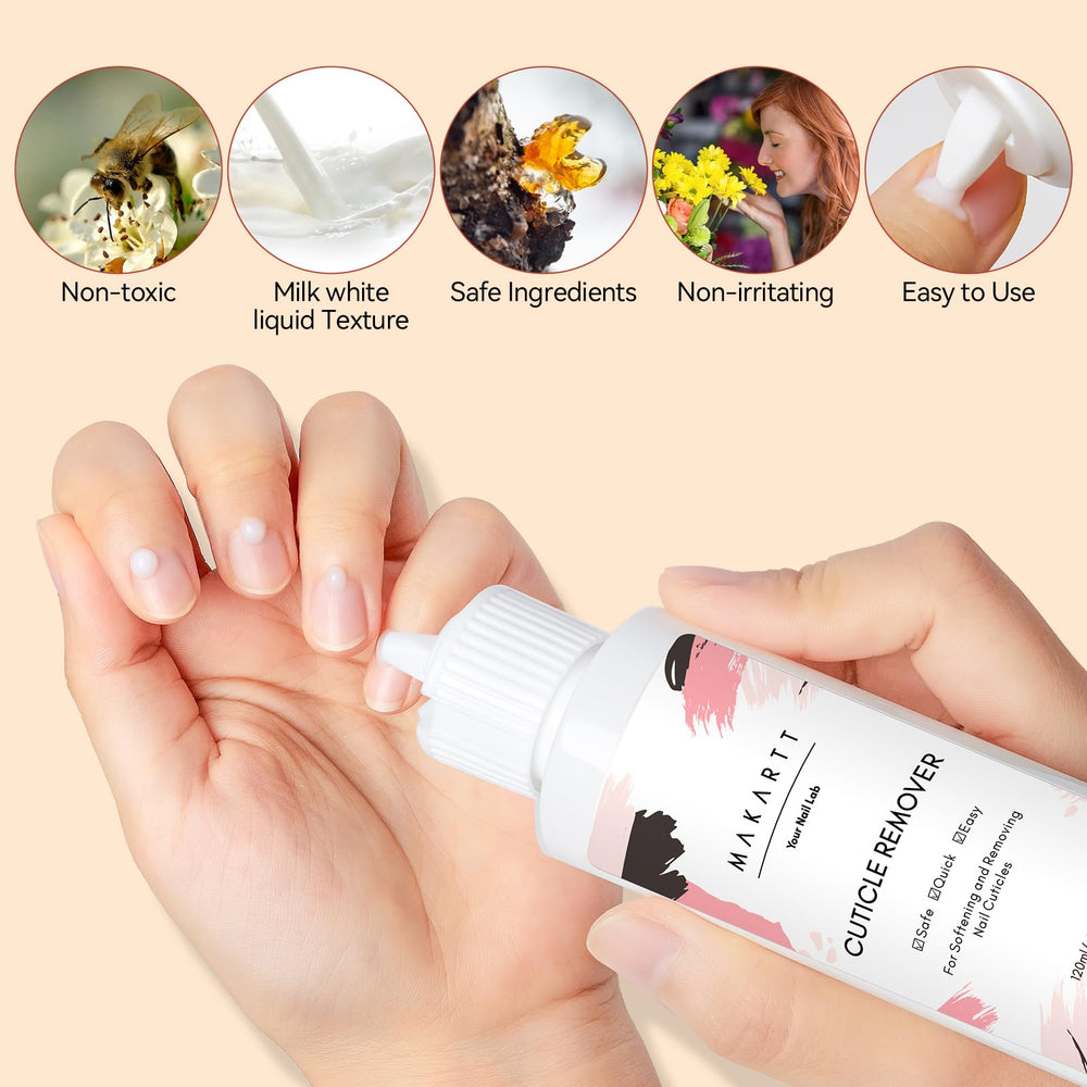 Makartt crème cuticule douce – texture lactée et hydratante.