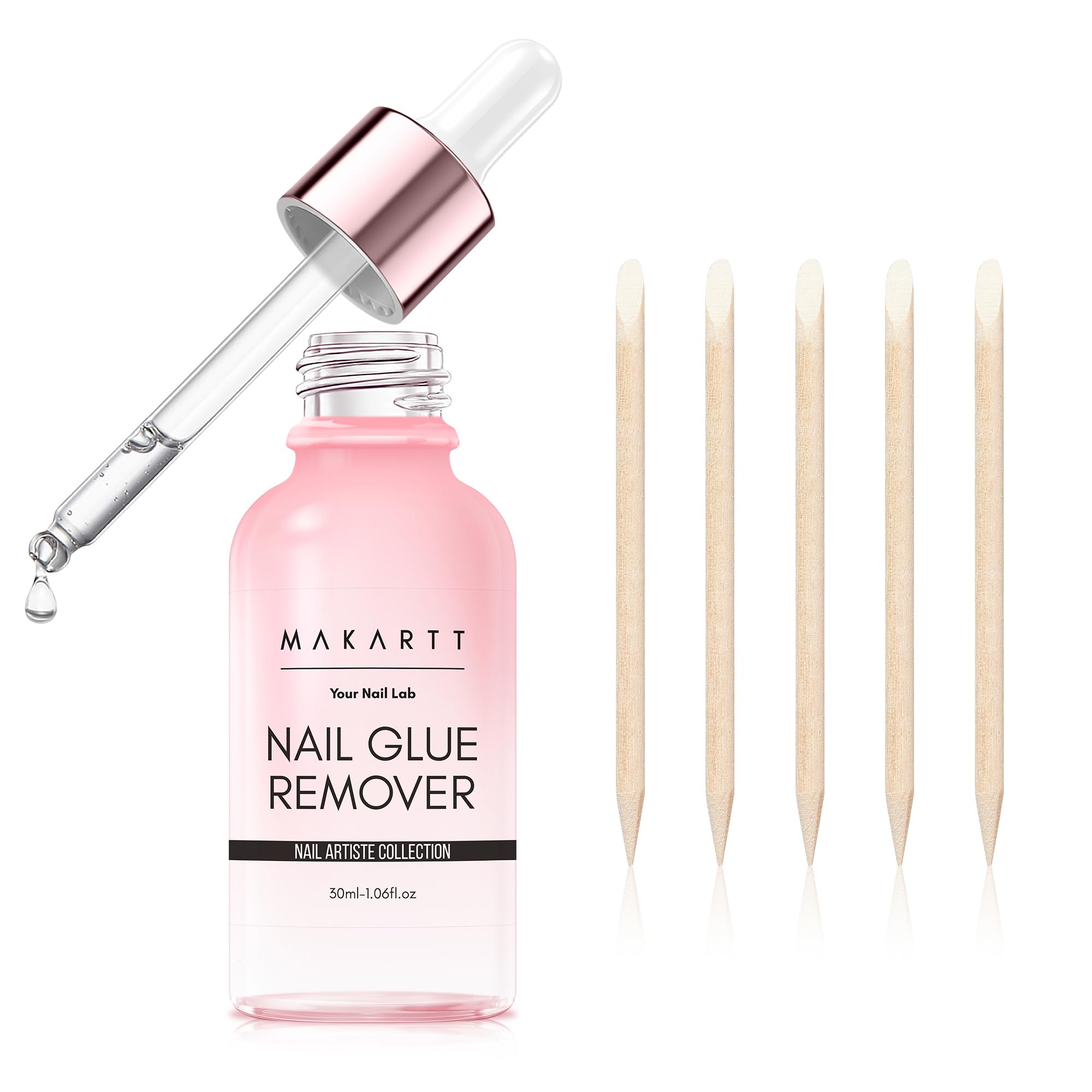 Makartt Dissolvant Ongles: bouteille sans HEMA offrant une utilisation douce