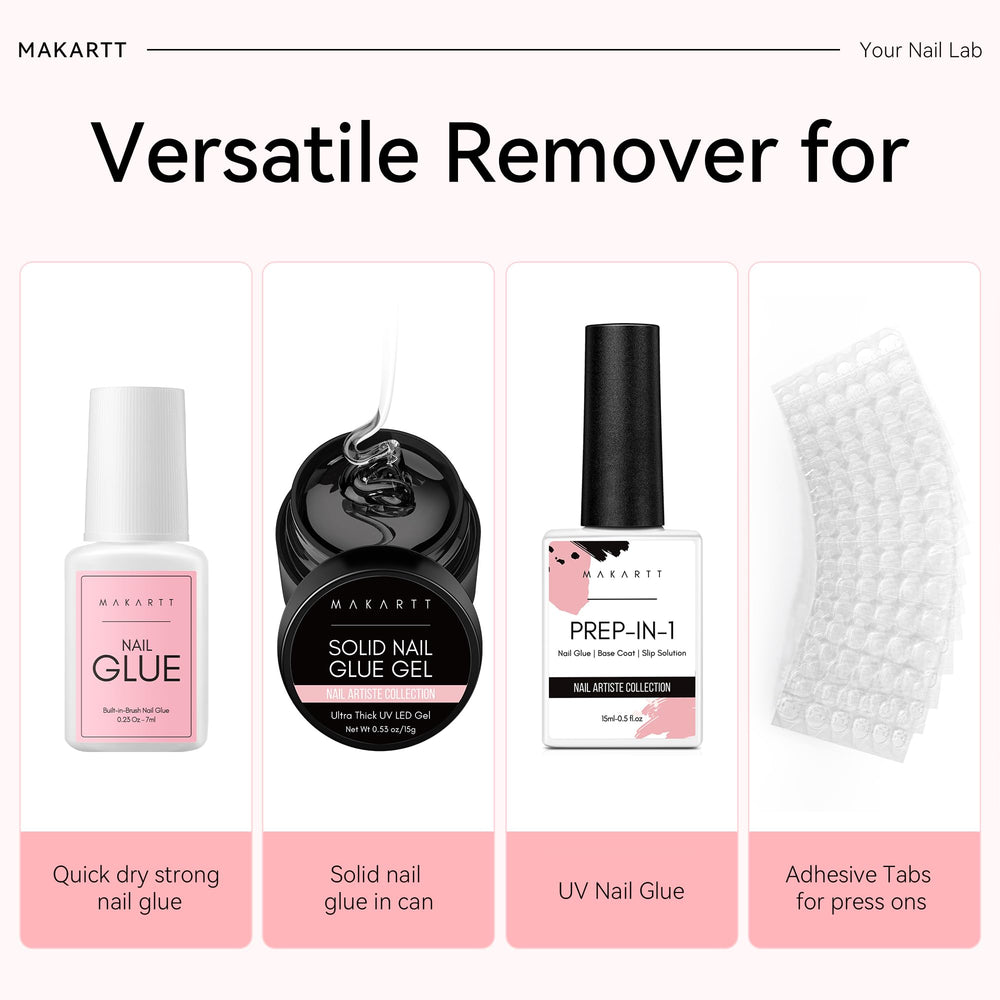 Makartt Dissolvant Ongles: utilisation rapide sur ongles press-on sans effort