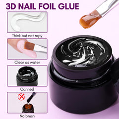 Makartt Effet 3D avec motifs lignes et coquilles pour ongles audacieux
