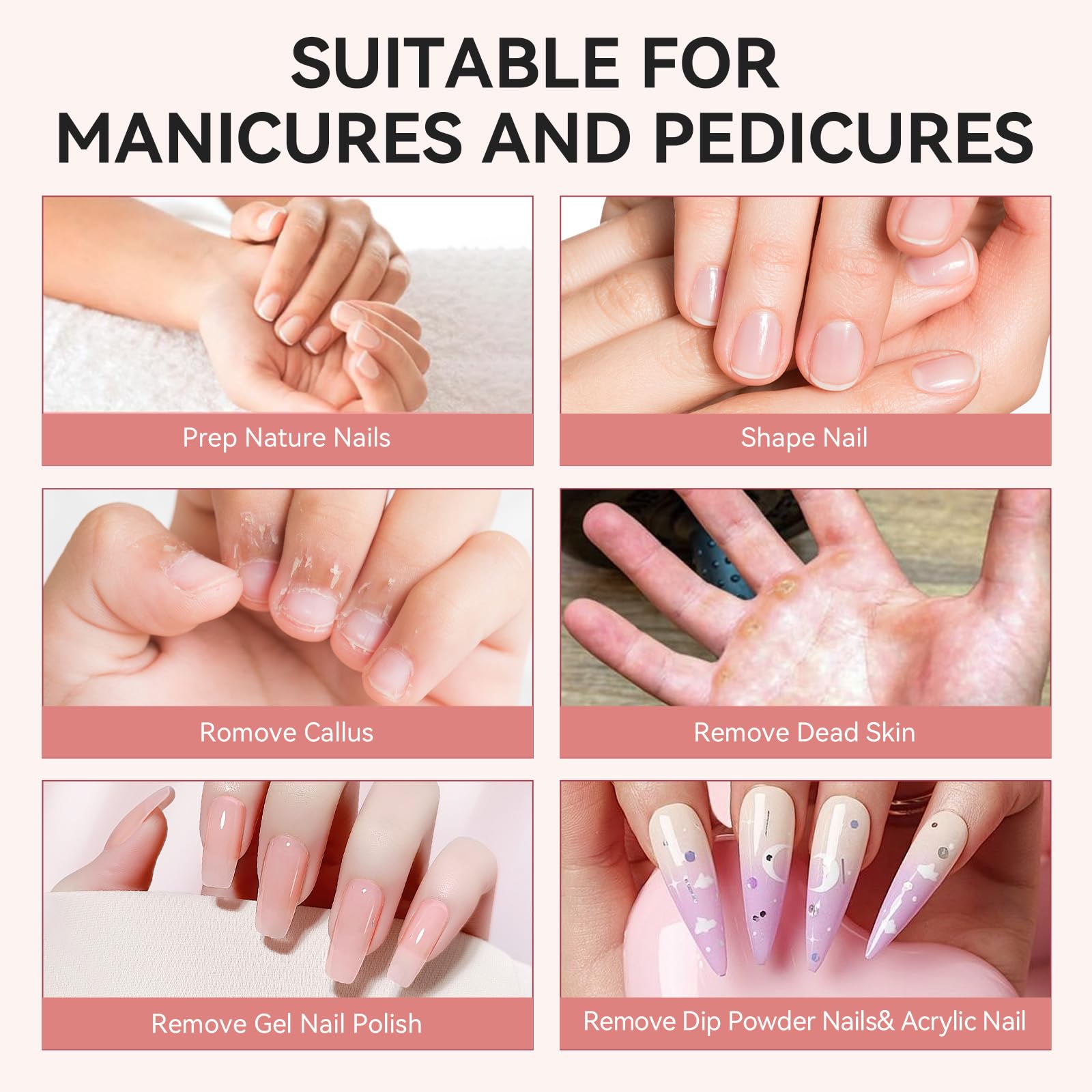  Ensemble d’accessoires manucure Makartt pratique.