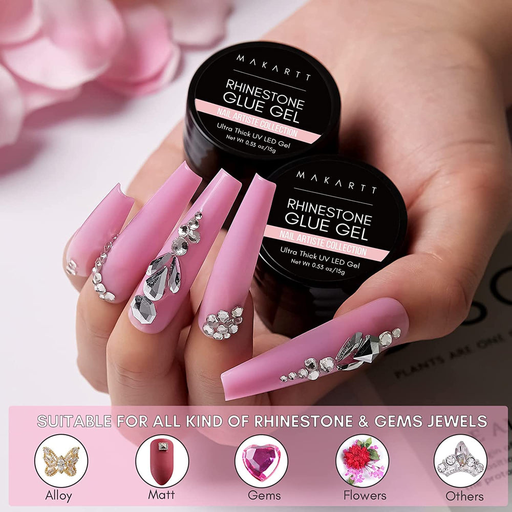 Makartt Ensemble Accessoires Ongles: kit pratique pour créations personnalisées