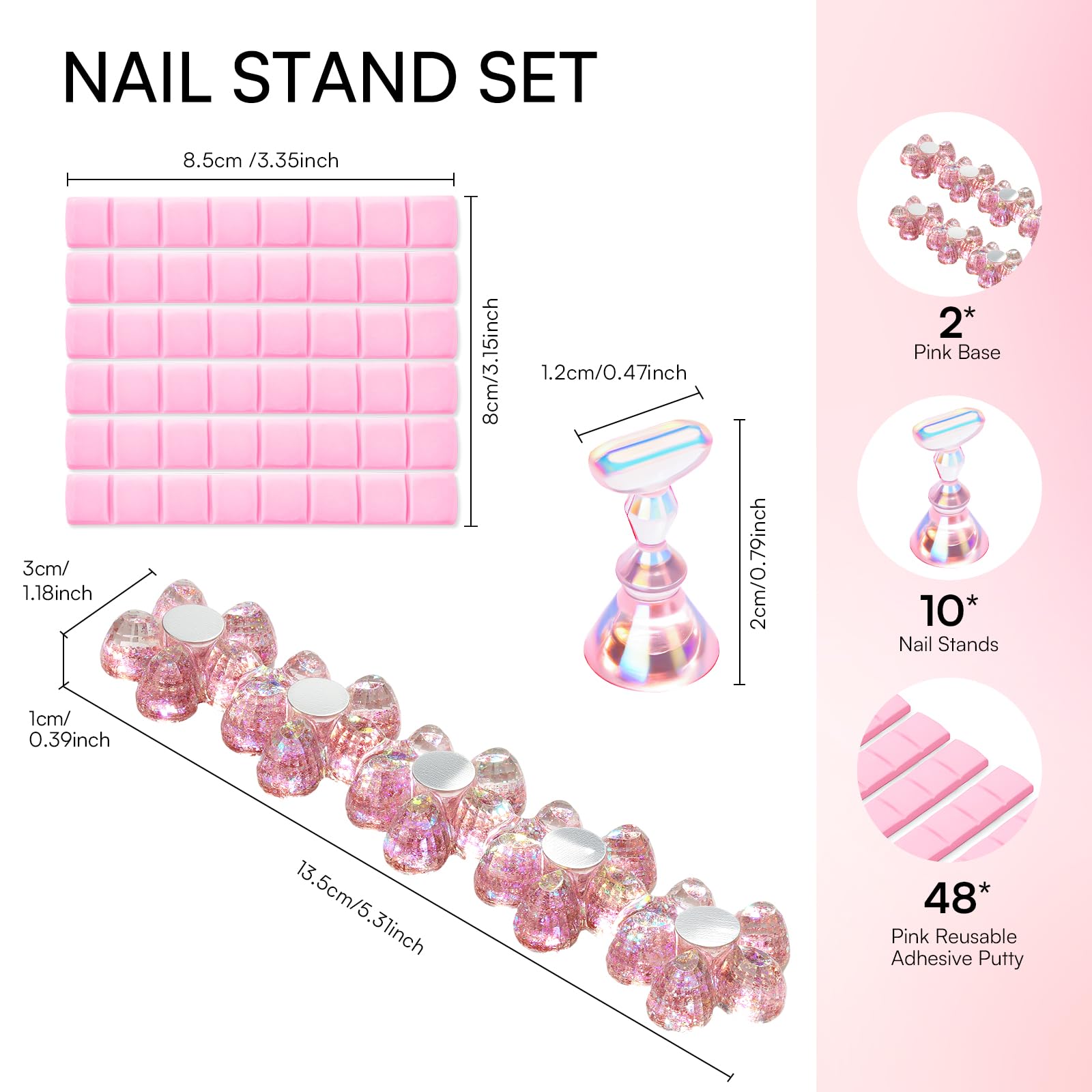 Makartt ensemble affichage rose parfait pour salon a domicile