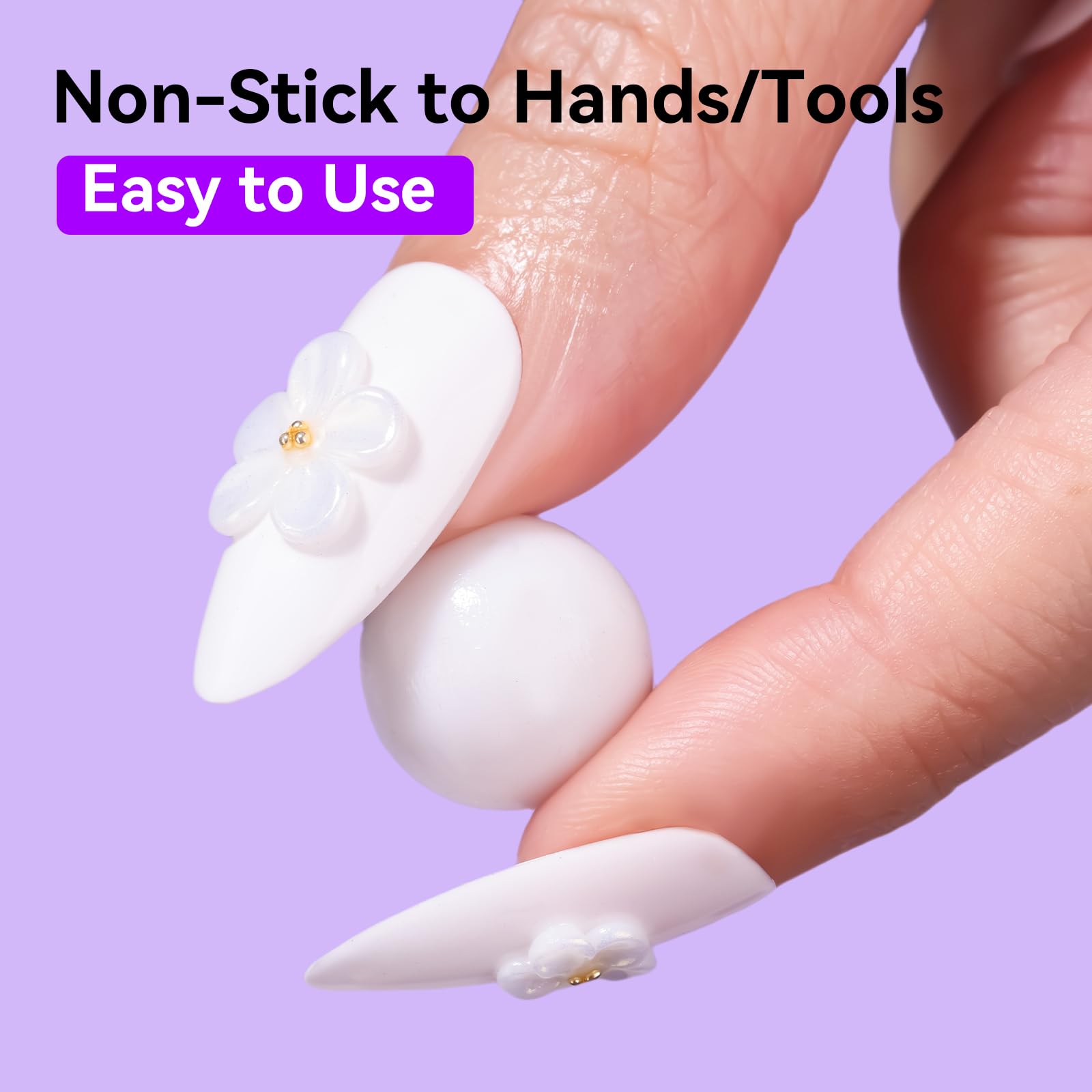 Makartt Gel 3D, application facile, parfait pour les extensions d'ongles propres et nettes