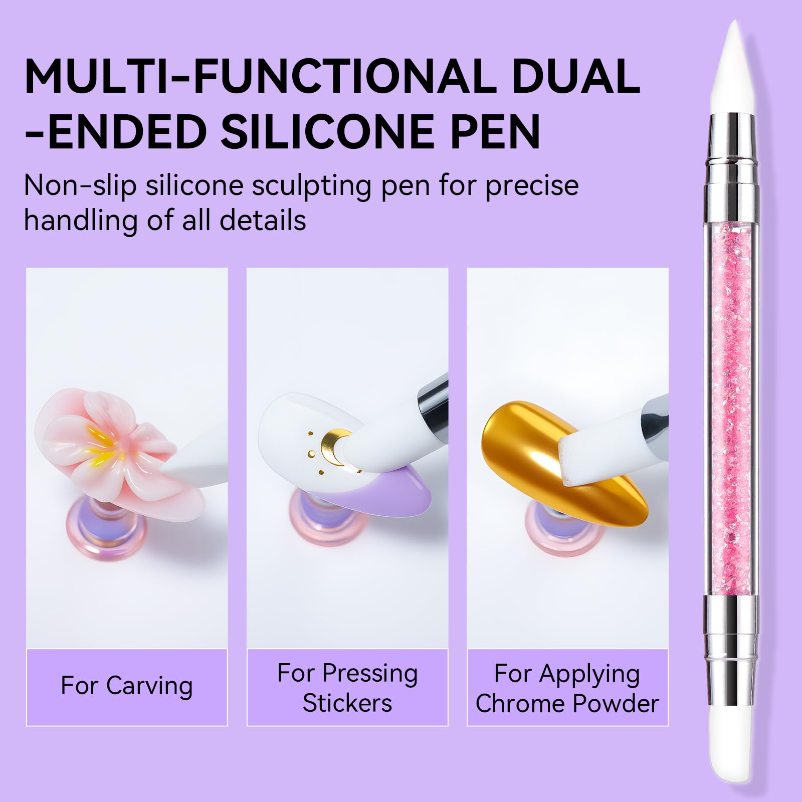 Remplissage efficace avec le gel 3D Makartt pour extensions.