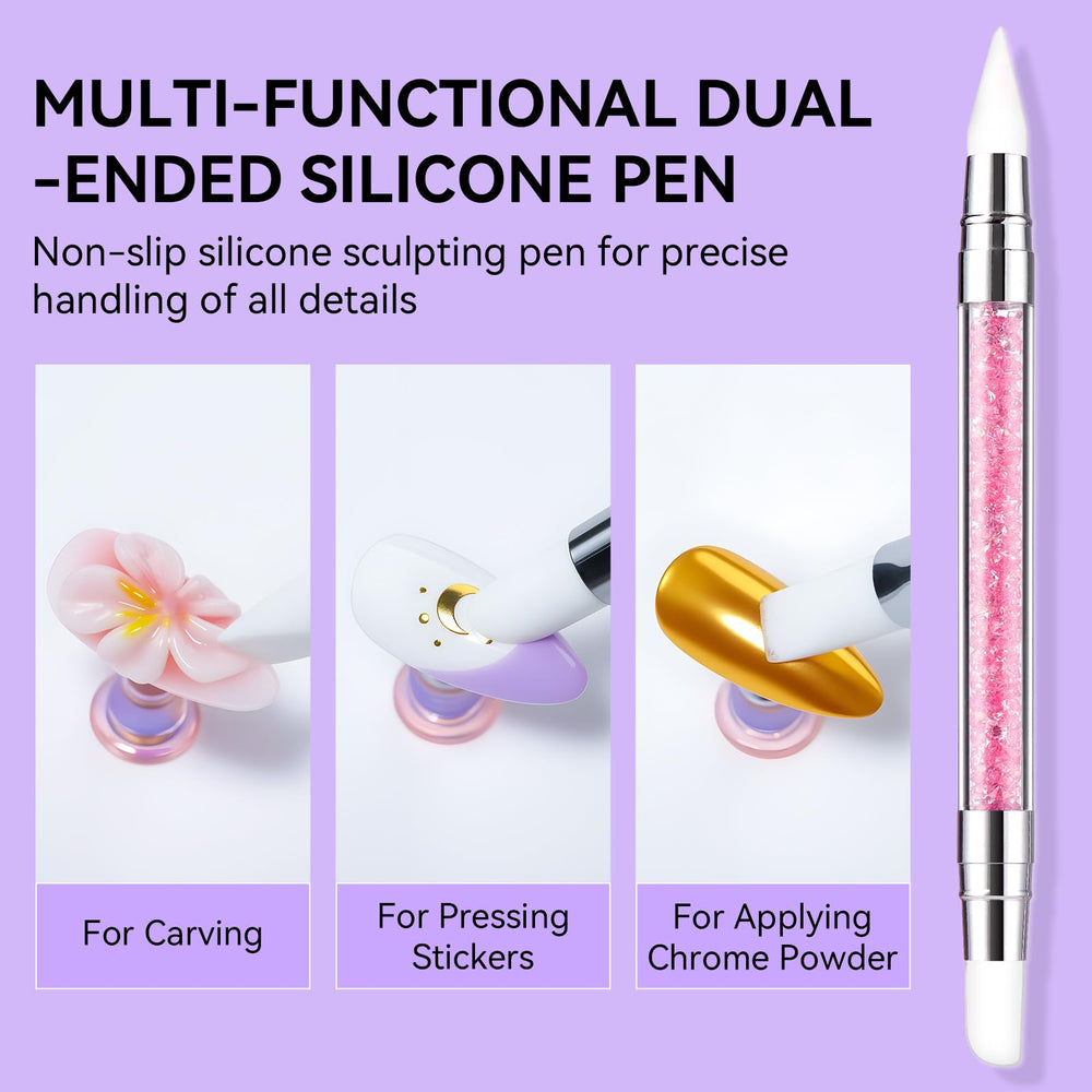 Remplissage efficace avec le gel 3D Makartt pour extensions.