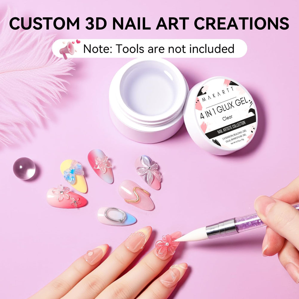 Makartt Gel 3D art et decoration pour ongles précis.