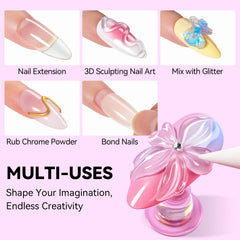 Makartt Gel constructeur extension ongles assure une extension légère et résistante.