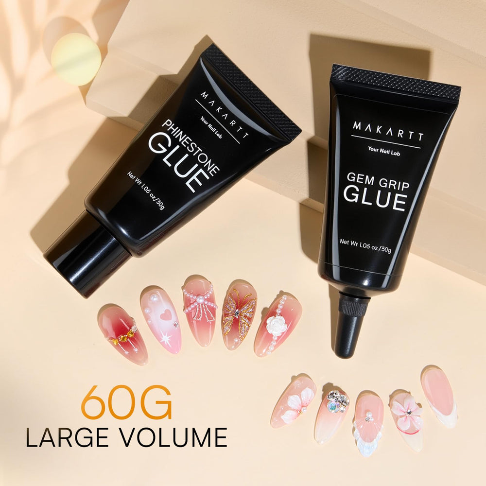 Makartt Gel Colle Coquillage : effet 3D élégant et tenue longue.