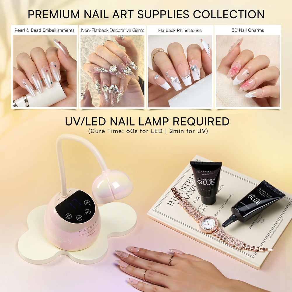 Makartt Gel Colle Paillettes : brillance durable sur les ongles.