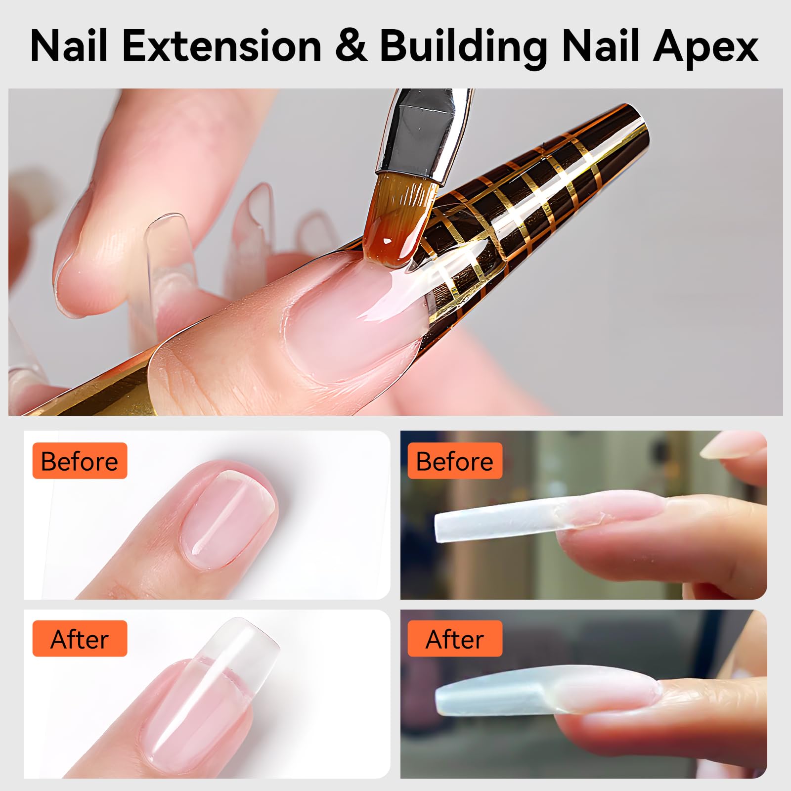 Gel de construction Makartt, ongles renforcés et résistants.