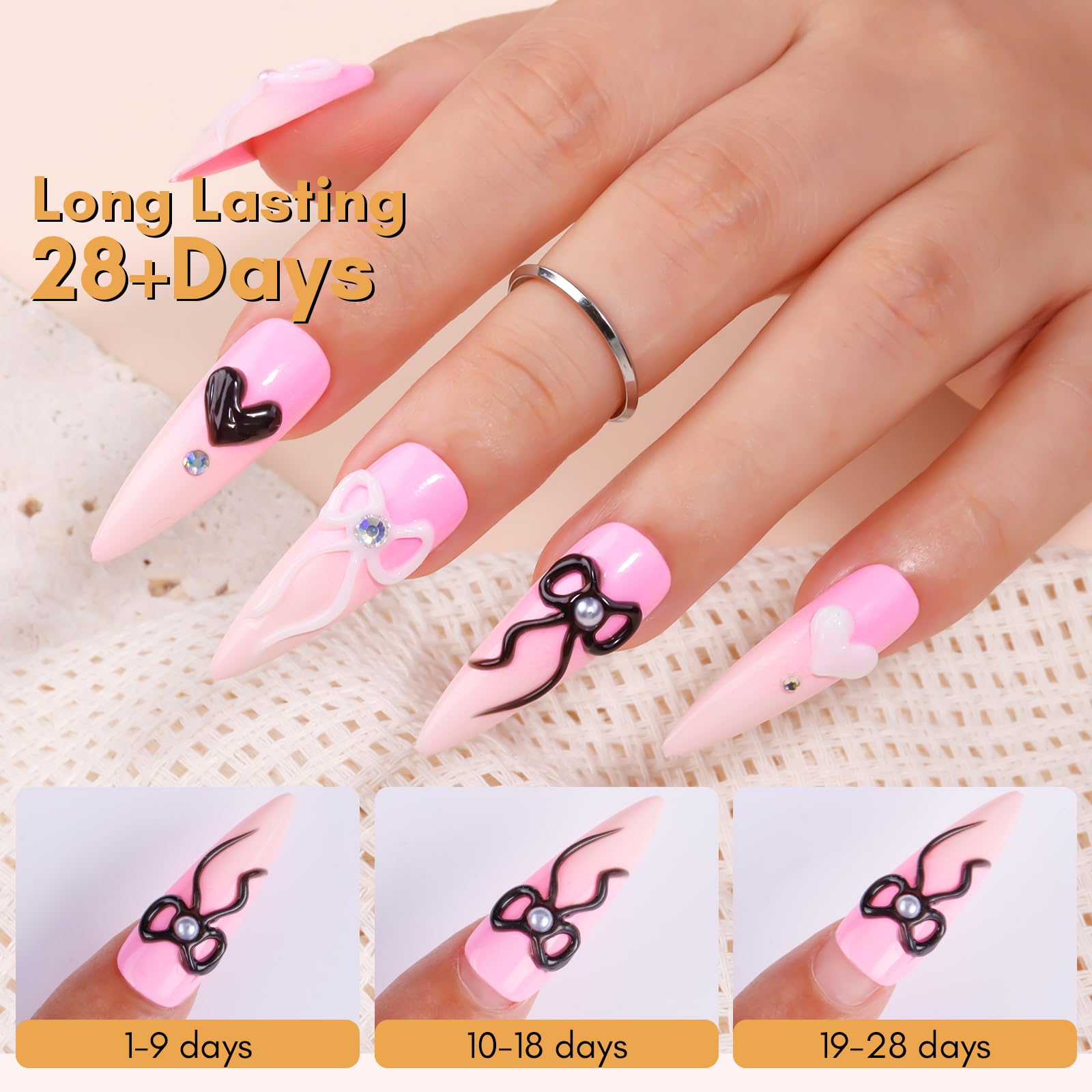 Makartt Gel Design Brillant Fini sur ongle, rendu lustré durable