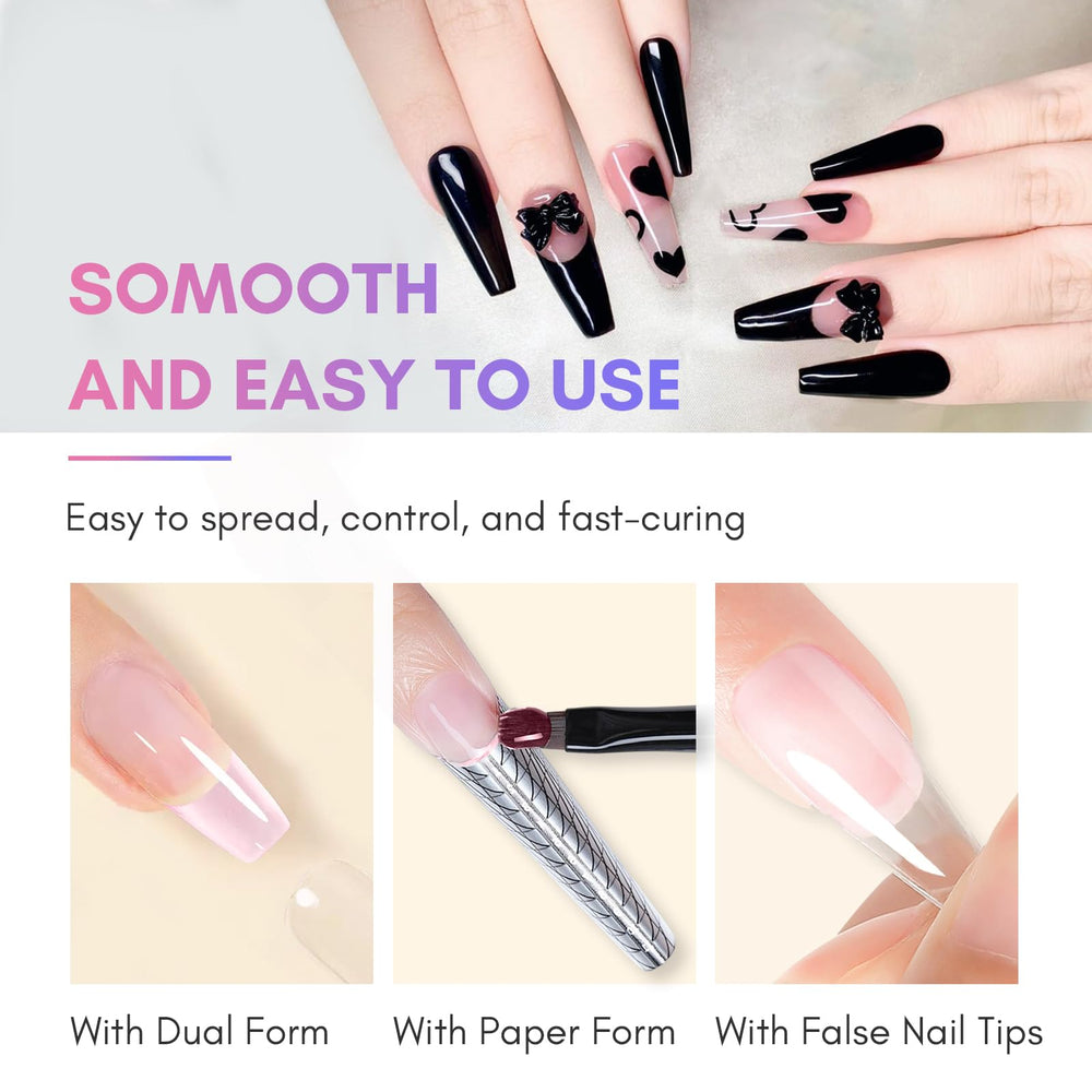 Makartt Gel Extension durable pour ongles solides et longue tenue.