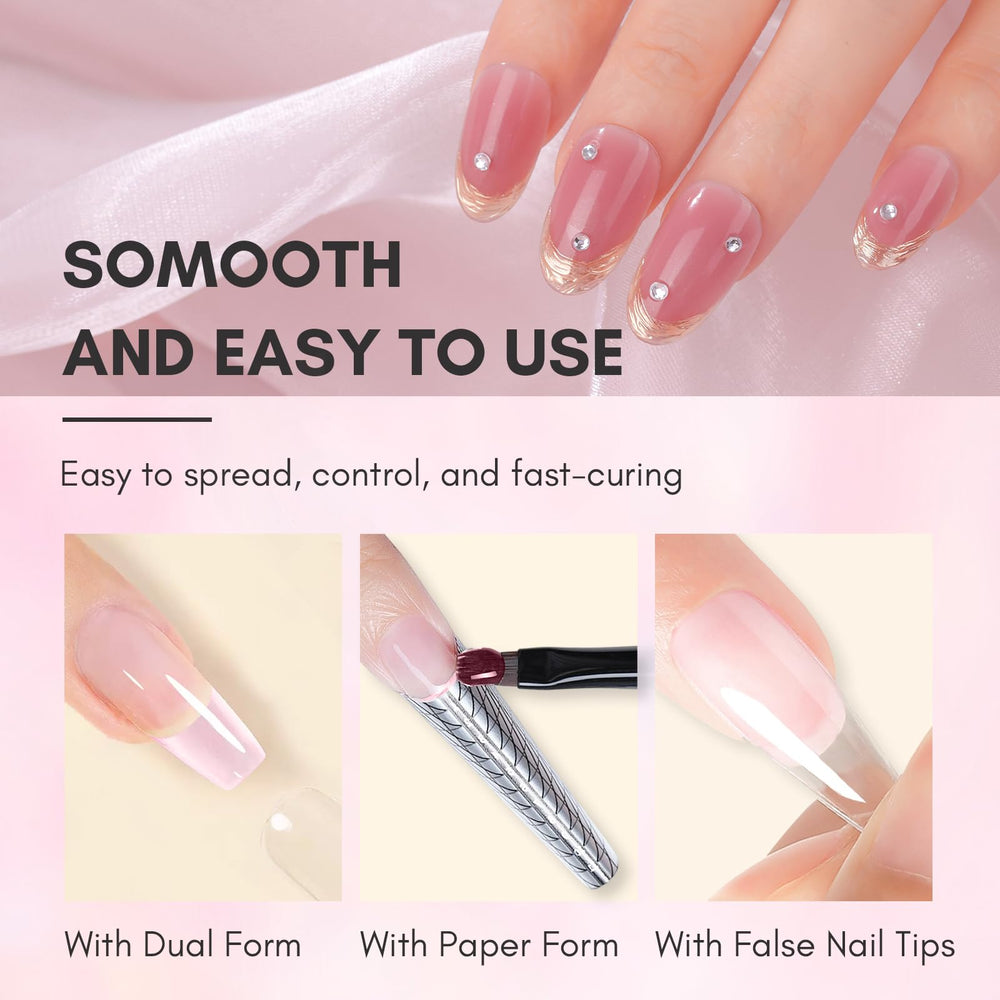 Makartt Gel base protectrice, base solide pour ongles.