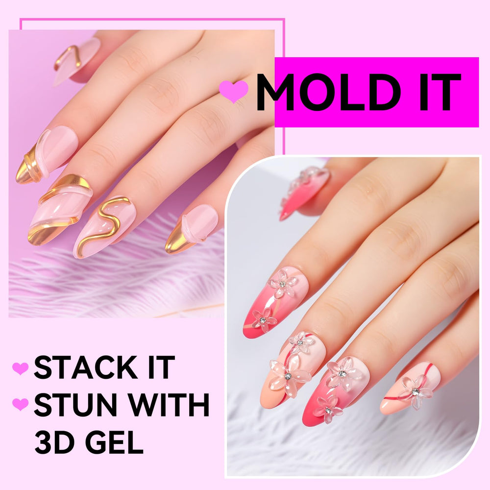 Makartt gel ongles polyvalent — compatible gel doux, acrylique et ongles prêts à poser