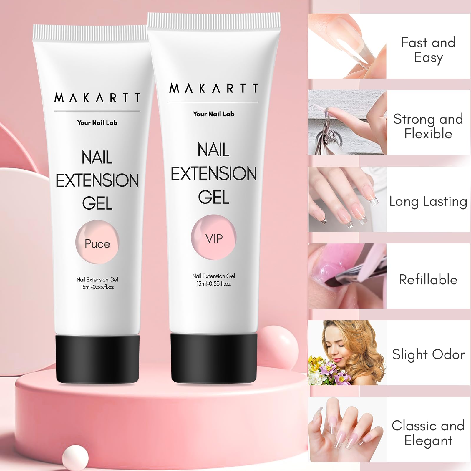 Slip solution Makartt gel poly kit pour modelage précis