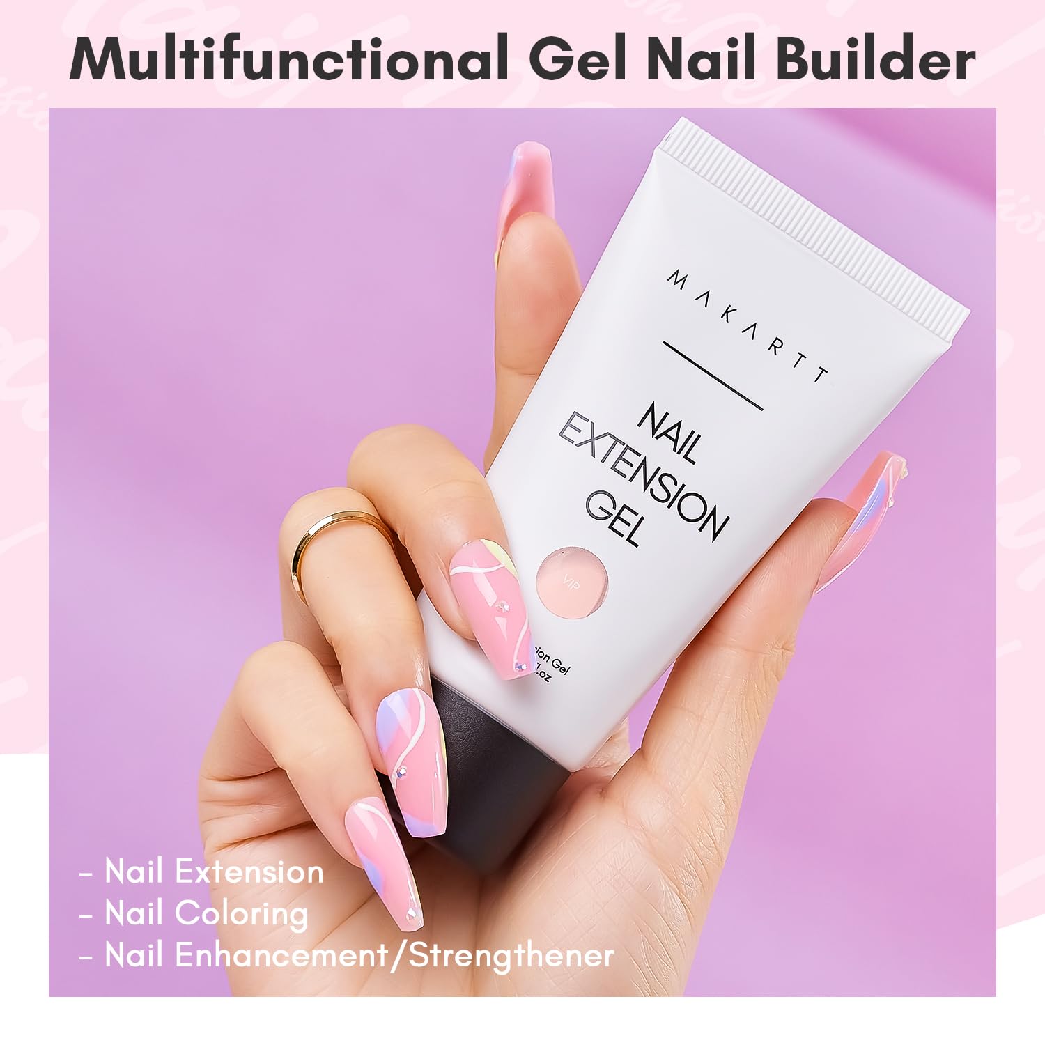 Makartt gel poly sans HEMA, facilité d’application avec formes doubles.