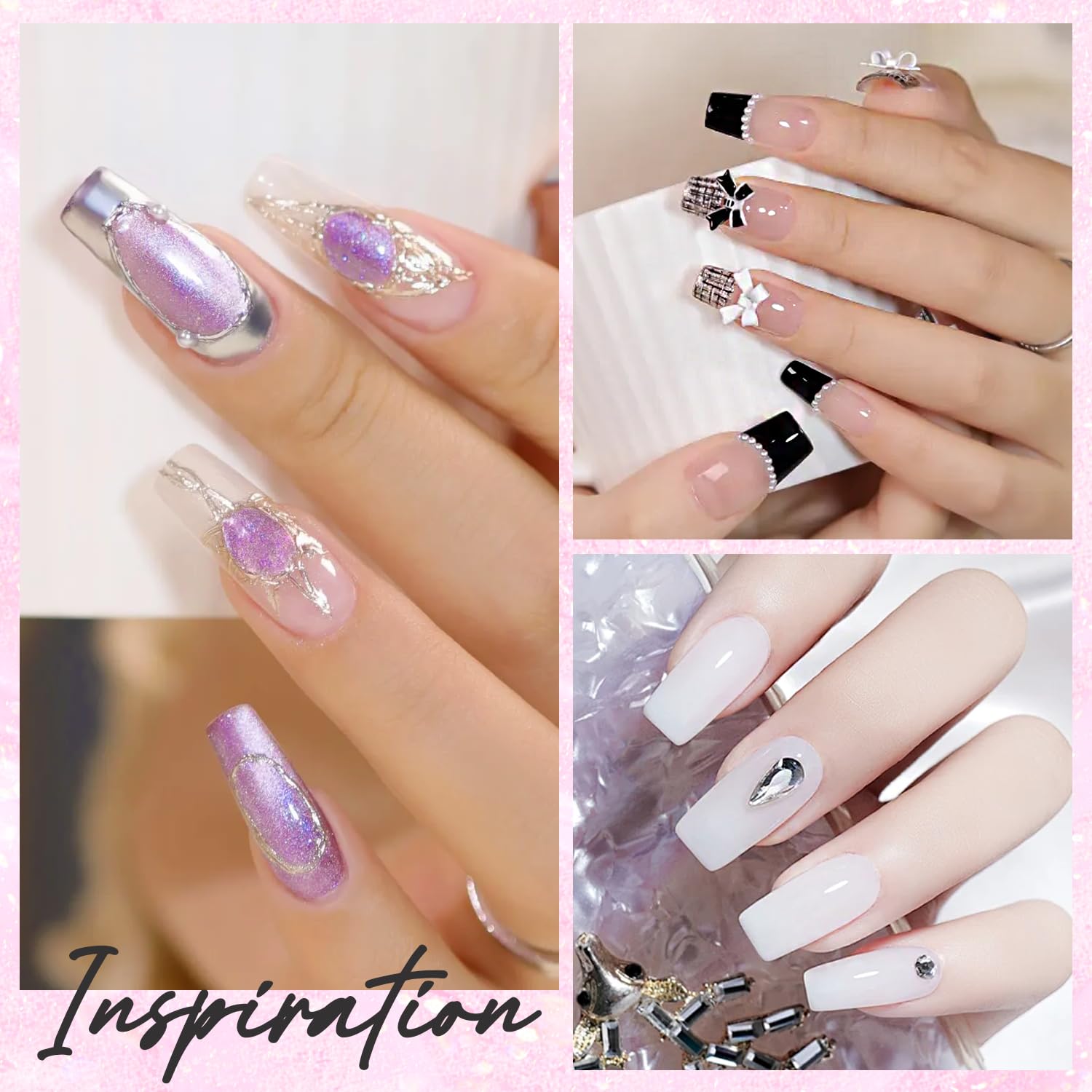 Makartt gel polymère blanc lait, sculpture précise d’ongles avec délicatesse.