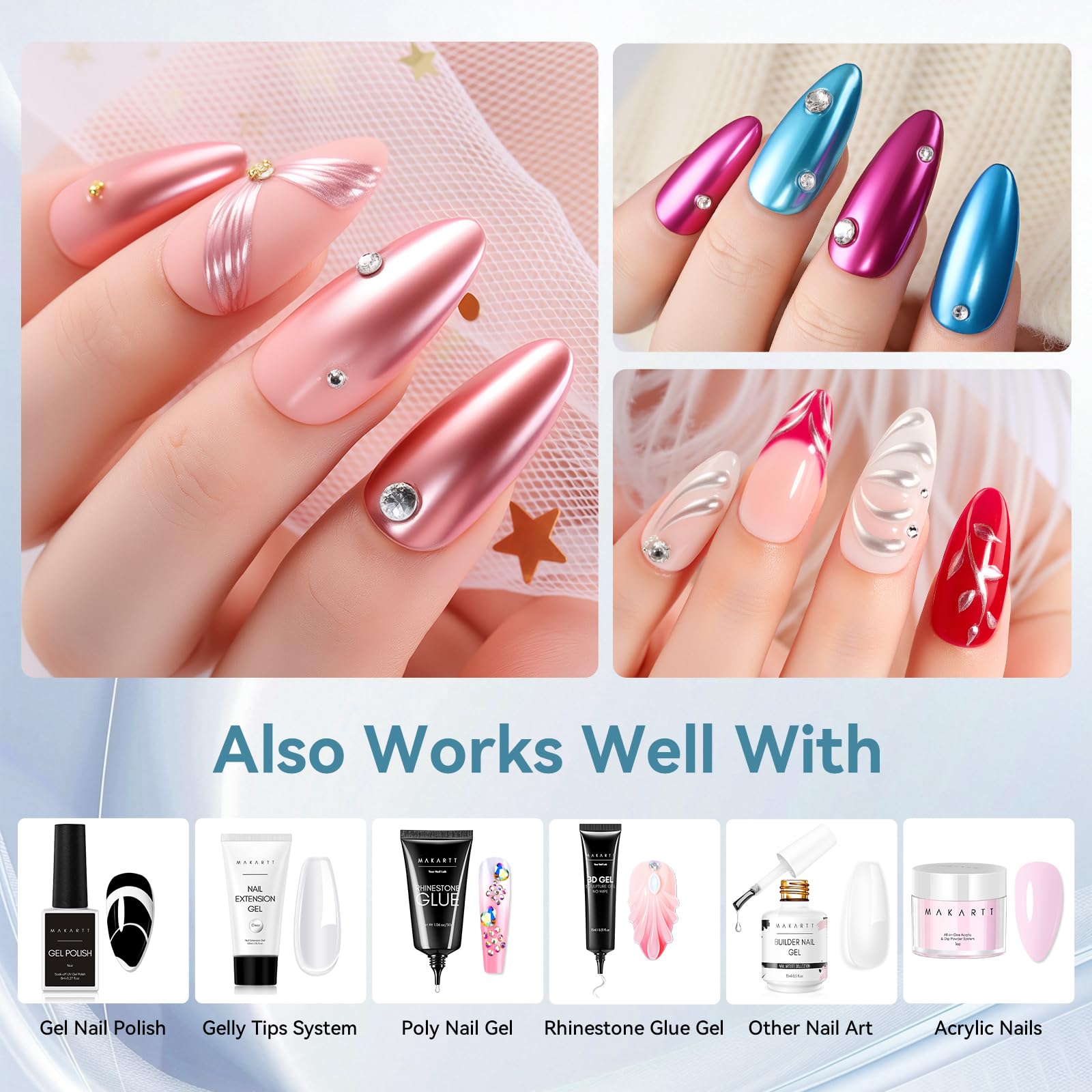 Makartt Gel Top Coat – séchage rapide sous UV/LED