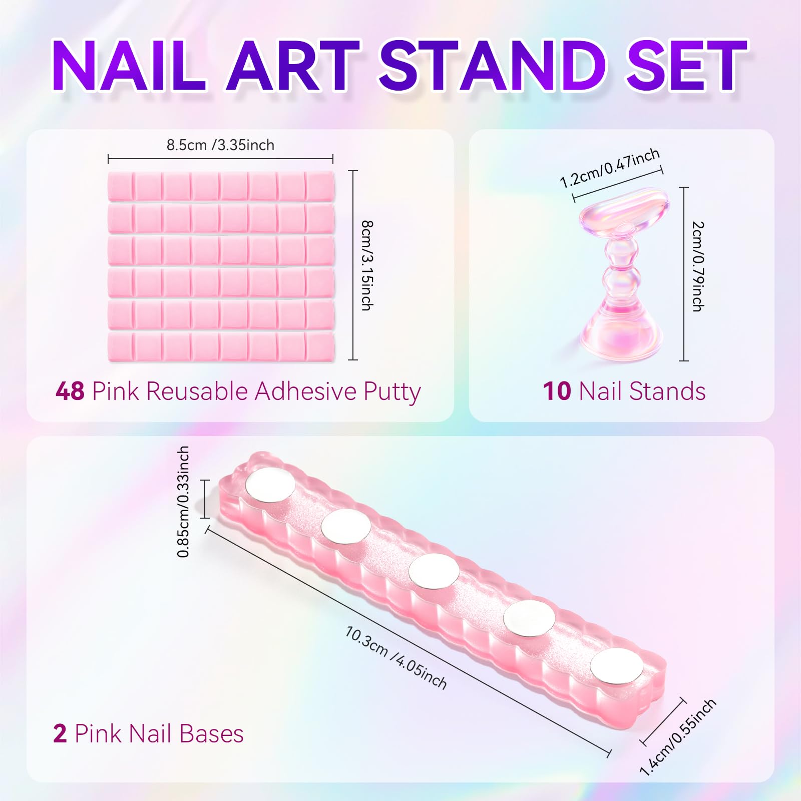 Kit pratique Makartt pour art des ongles à domicile avec adhésif.