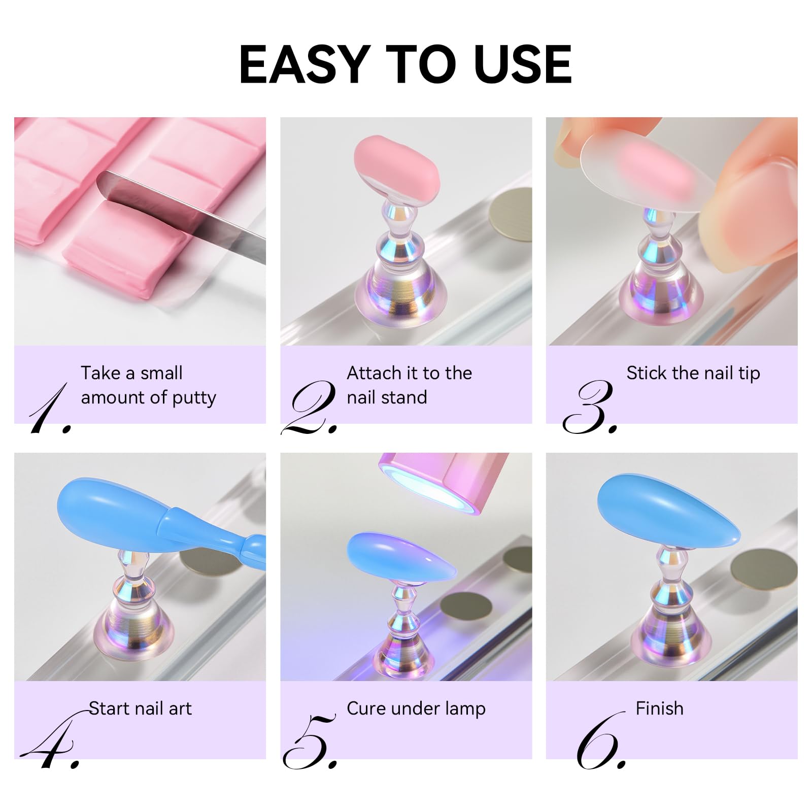Makartt Kit d’art des ongles – pratique à domicile.