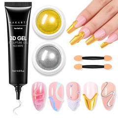 Makartt kit gel 3D, emballage élégant pour démarrage facile.