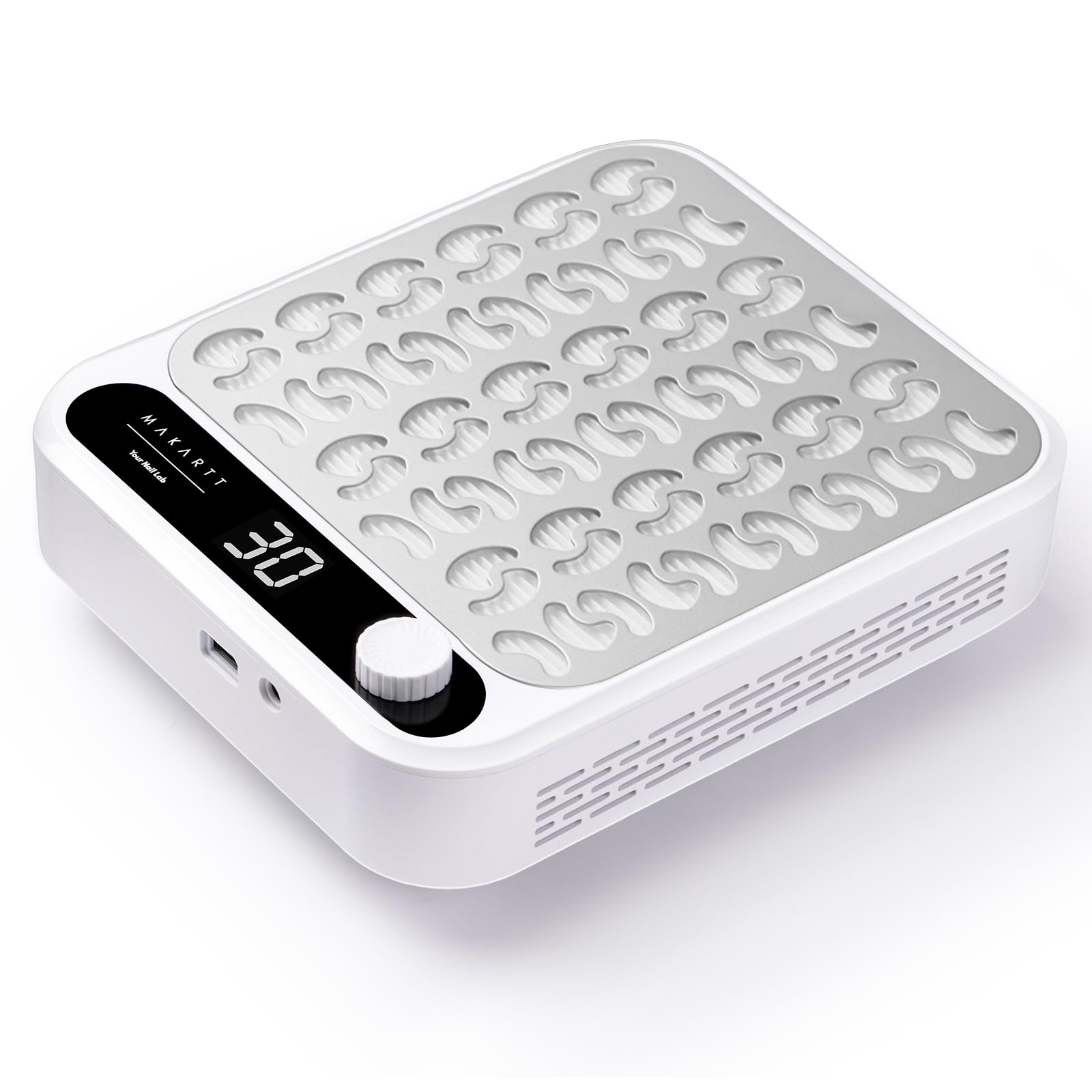 Makartt Larina collecteur de poussiere pour ongles, aspiration puissante pour un poste propre