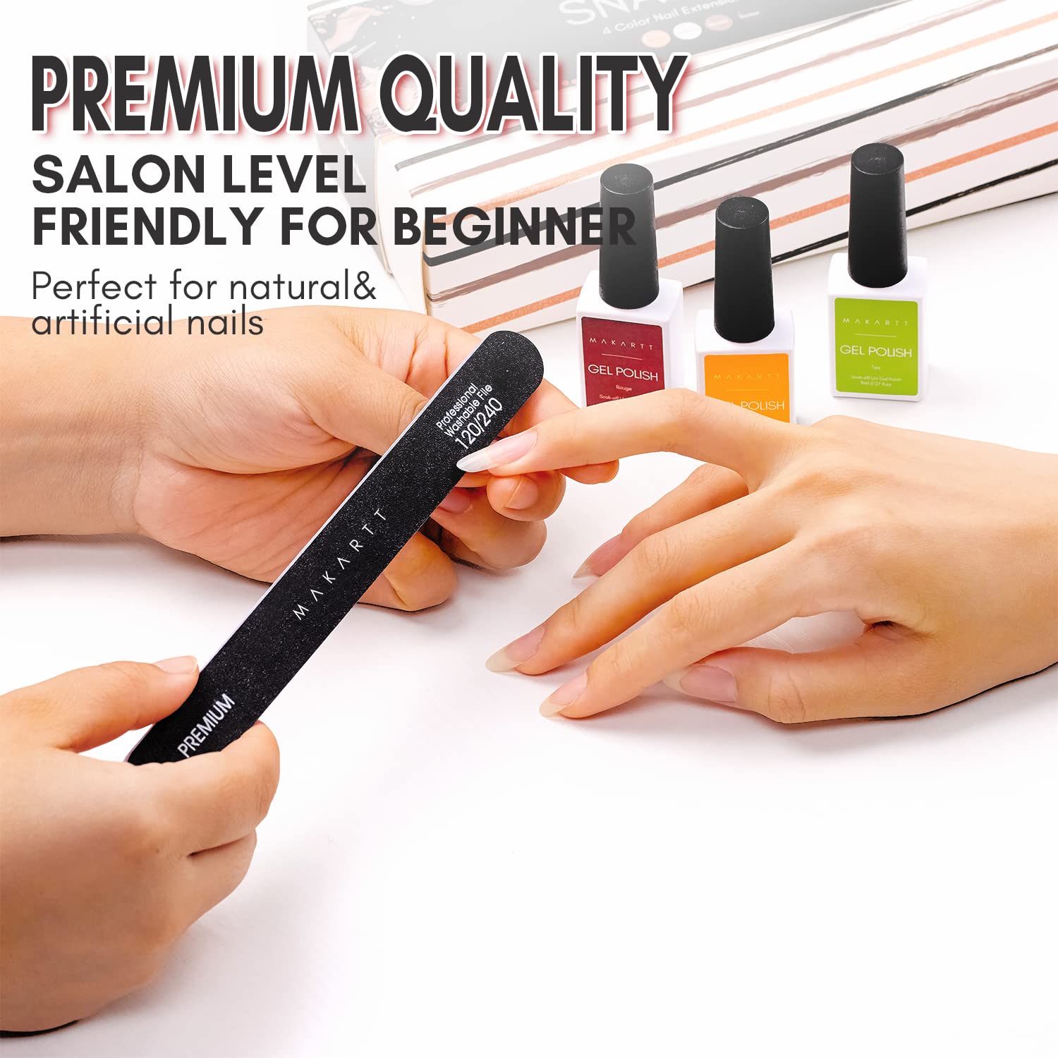 Makartt lime à ongles utilisation domicile, pratique pour les soins à la maison.