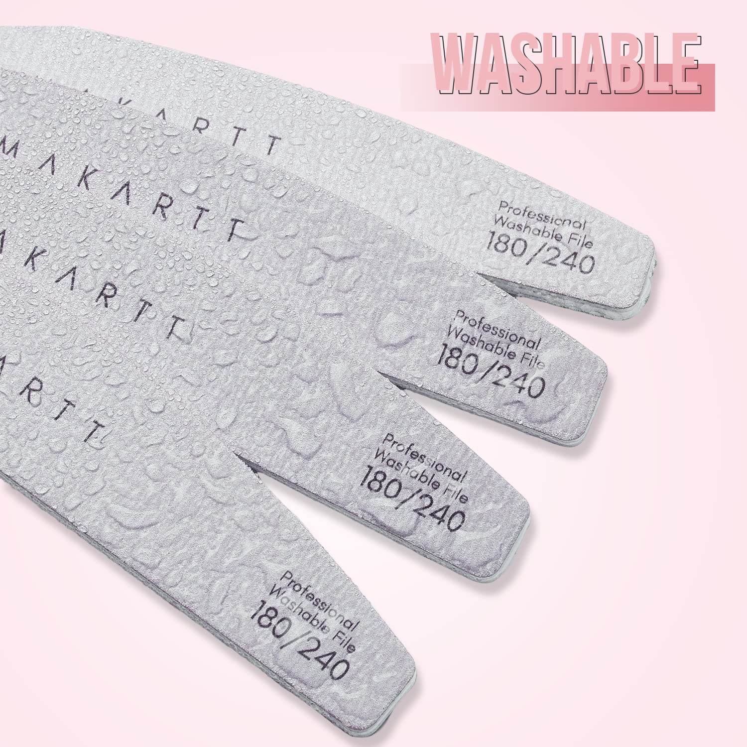 Makartt lime à ongles zebre 180-240 contour précis et finition nette