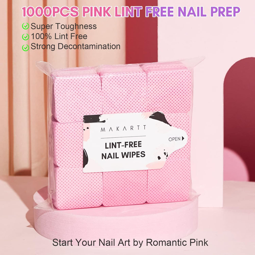 Lingettes Makartt pour usage quotidien, rose, pratique et rapide