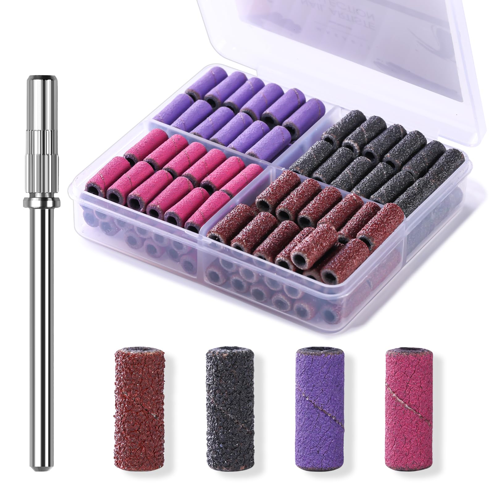 Mandrin Makartt mini 3,32 pouce et bande de ponçage pour précision sur ongles