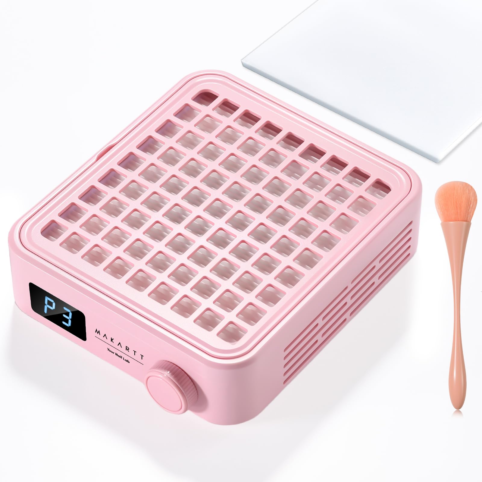 Makartt Mini Collecteur de Poussière avec aspiration 360° pour un poste propre