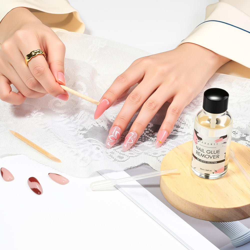 Makartt Nail Glue Remover, resultat-net, fini propre après le retrait