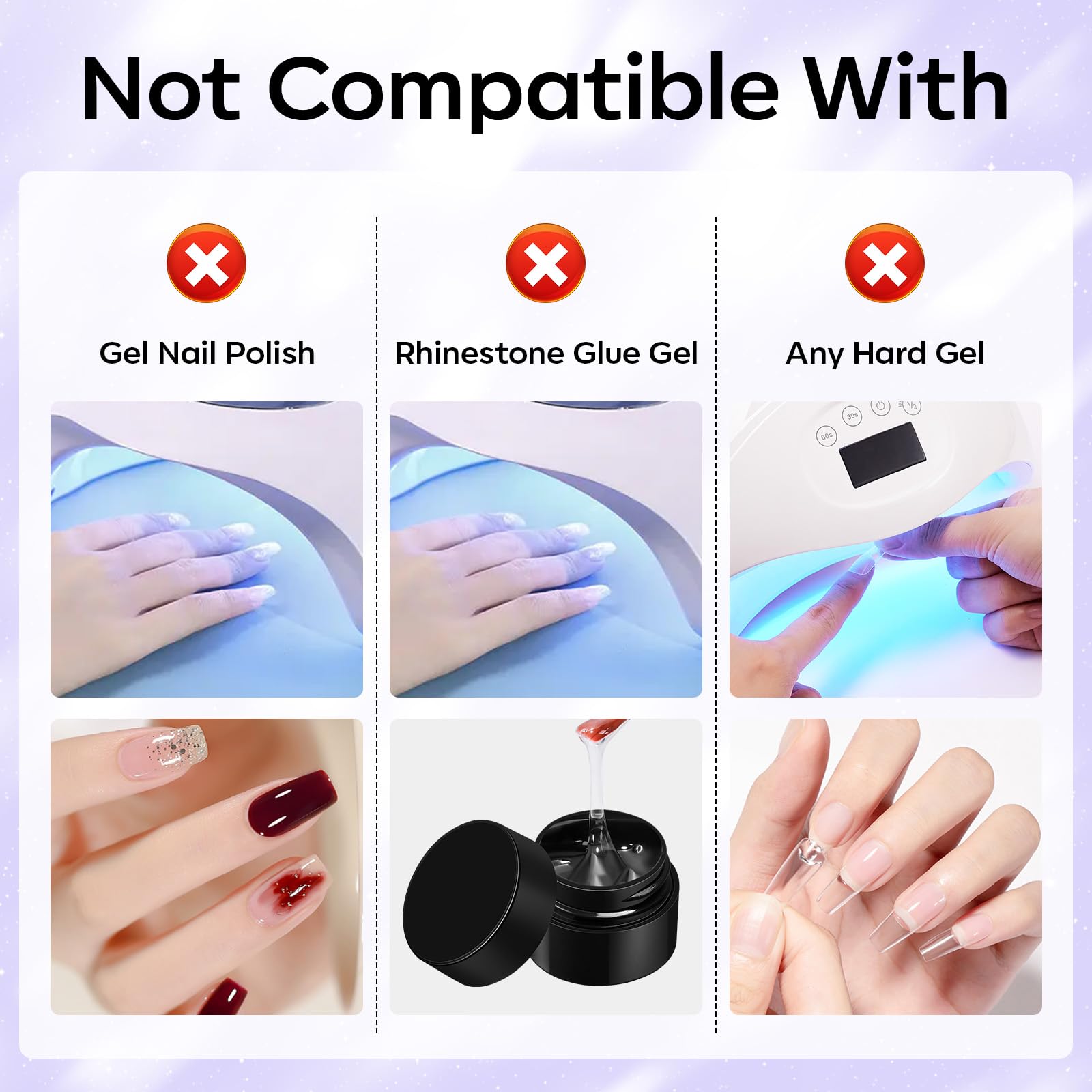 Makartt Nail Glue Remover, sans-HEMA, formule légère adaptée à une manucure maison