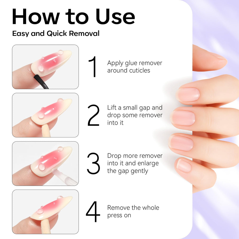 Makartt Nail Glue Remover, utilisation-rapide, retrait en quelques secondes