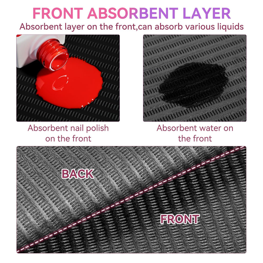 Makartt tapis-table impermeable arriere: protege la table des éclaboussures et taches.