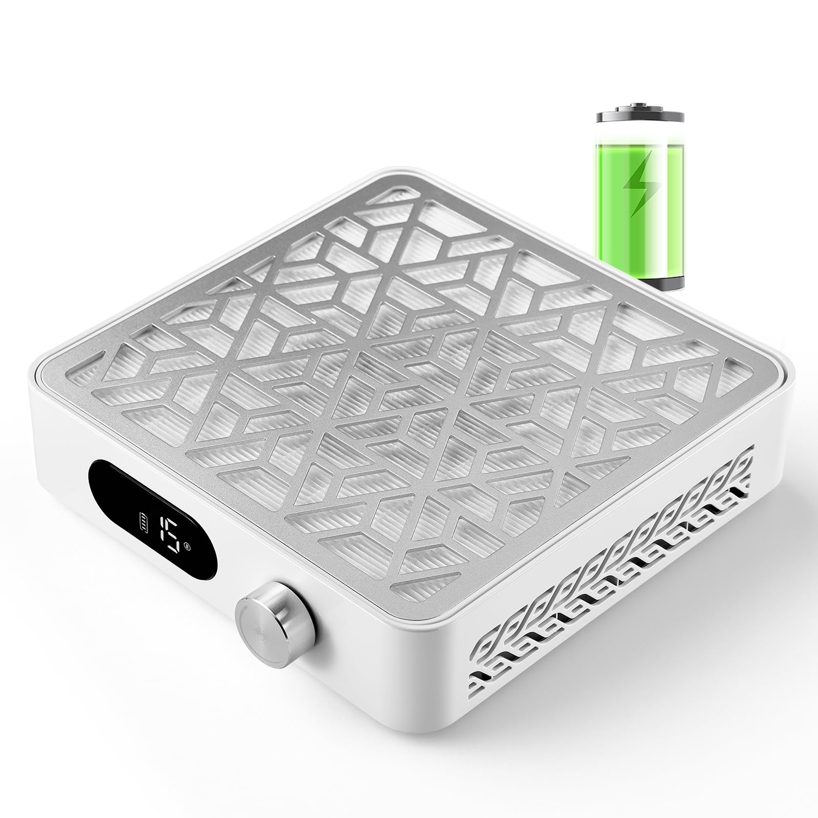 Makartt nettoyeur poussière pour ongles sans fil, aspiration efficace et silencieuse.