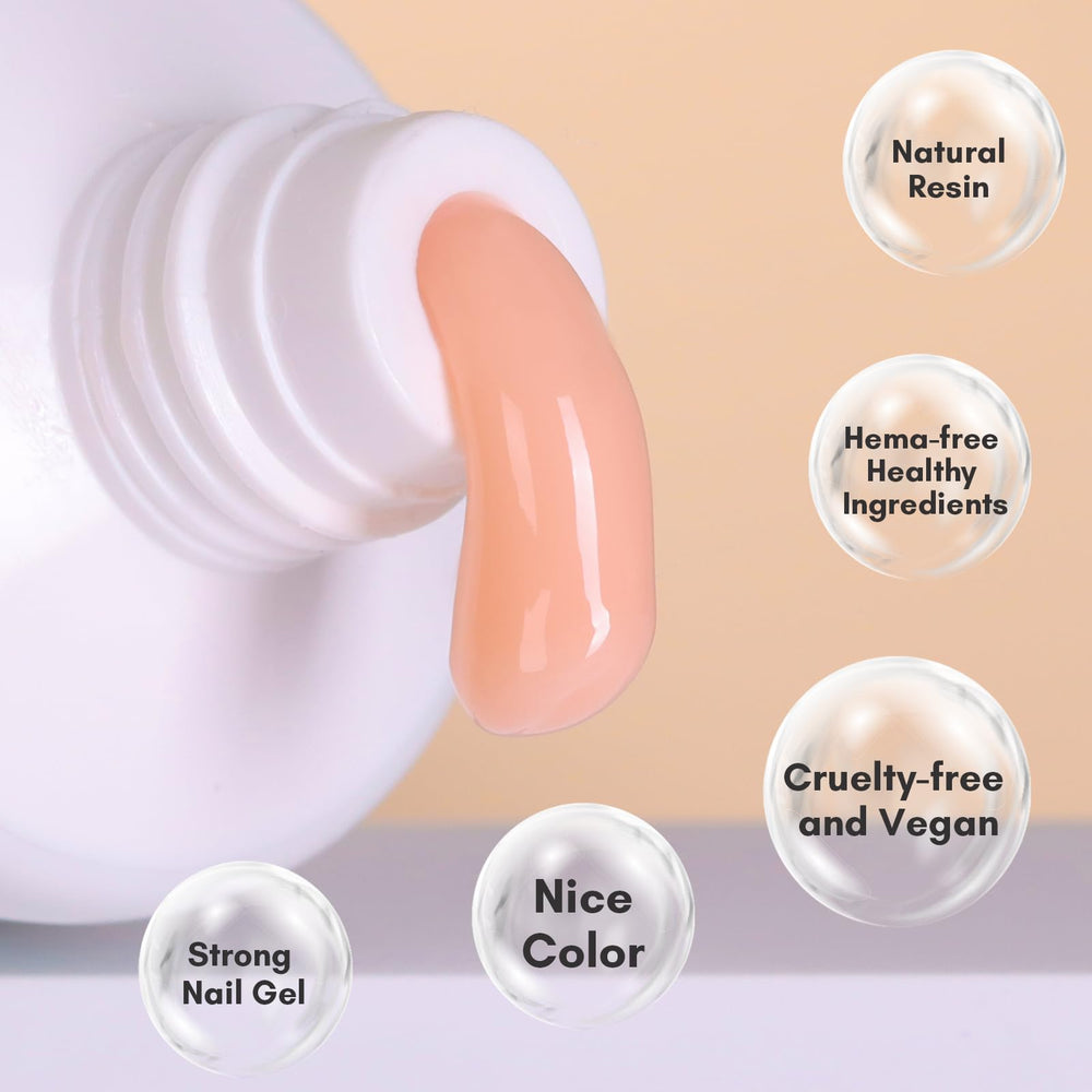 Makartt Gel Poly Nail, préparation des ongles pour une application parfaite.