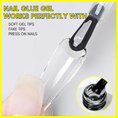 Makartt Gel Poly Ongles – teintes bleu pastel prêtes à utiliser pour une pose rapide.
