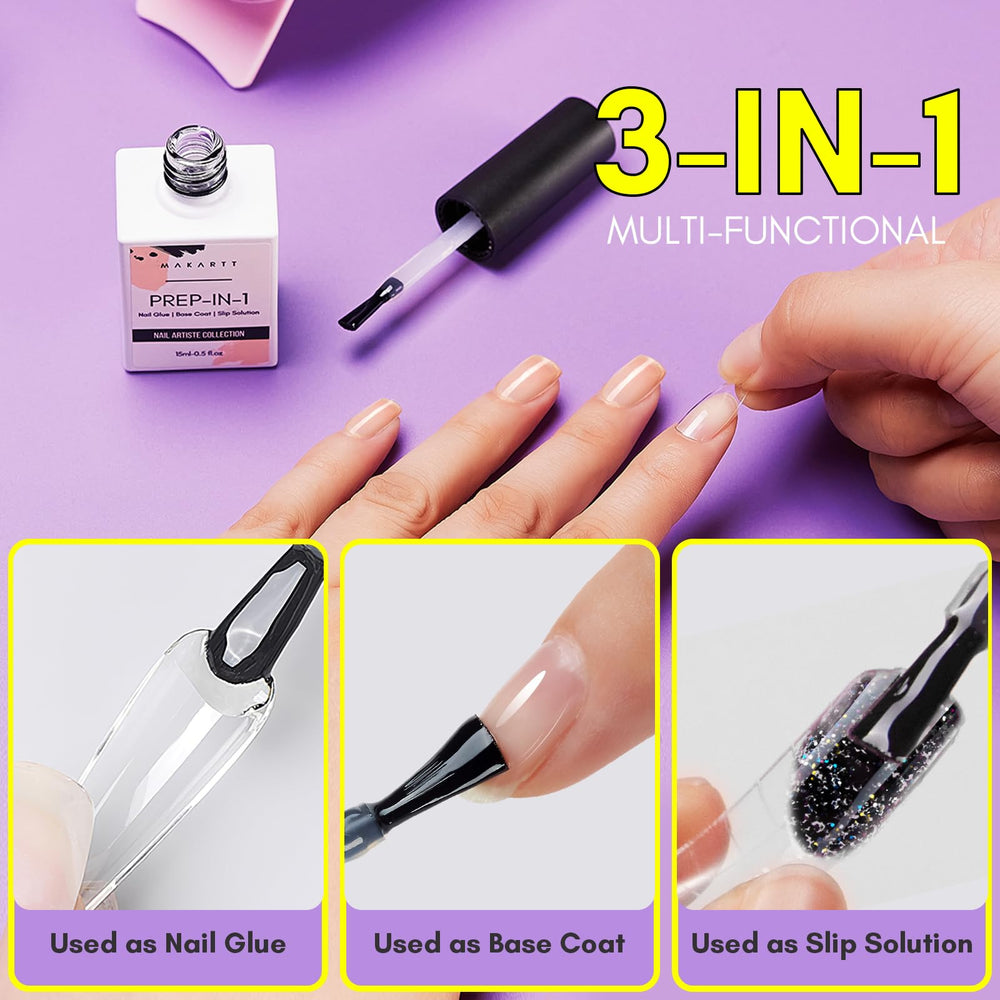 Makartt Gel Poly Ongles – texture claire transparente qui ne jaunit, overlay discret.