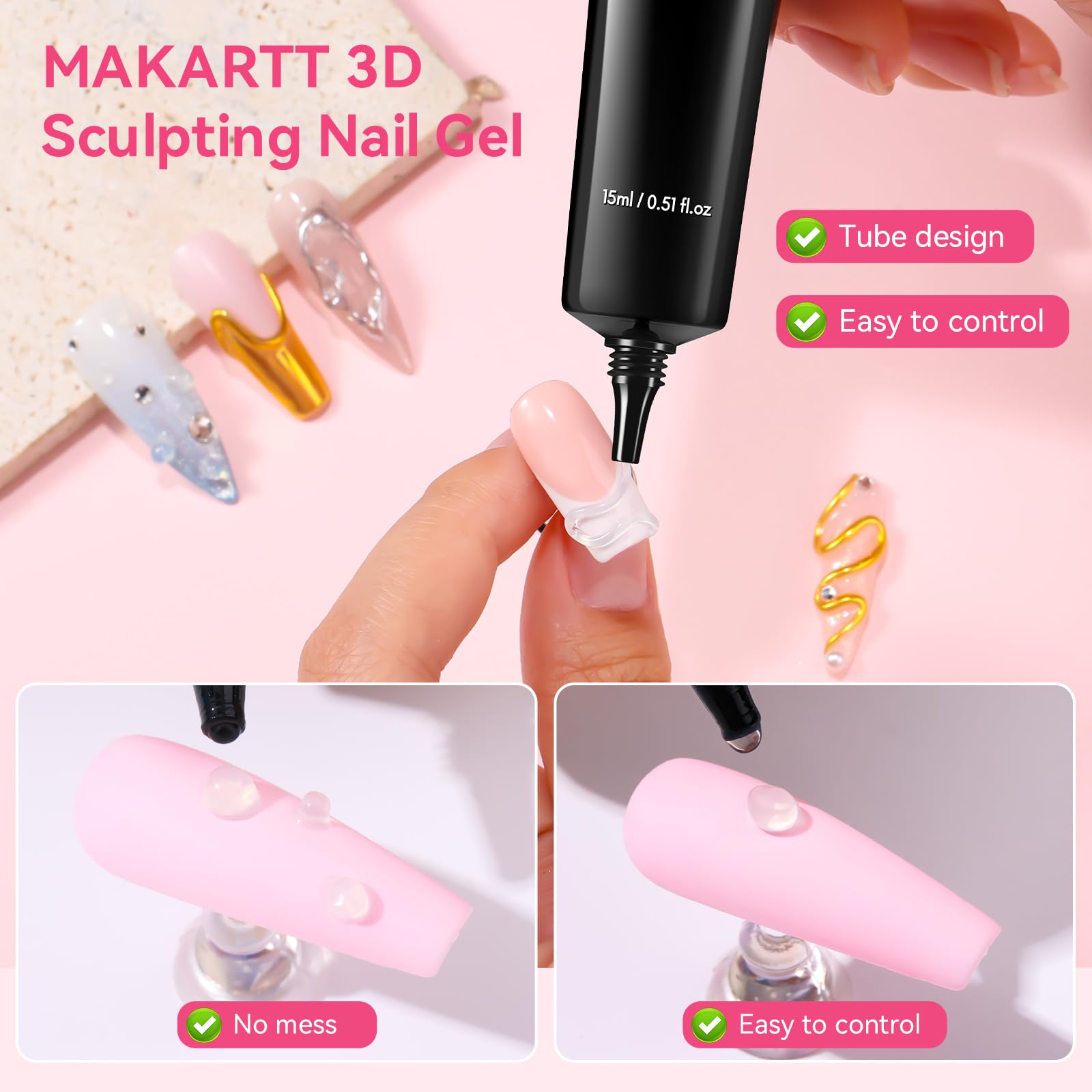 Makartt polyvalence, compatible UV gel et gel-polish.