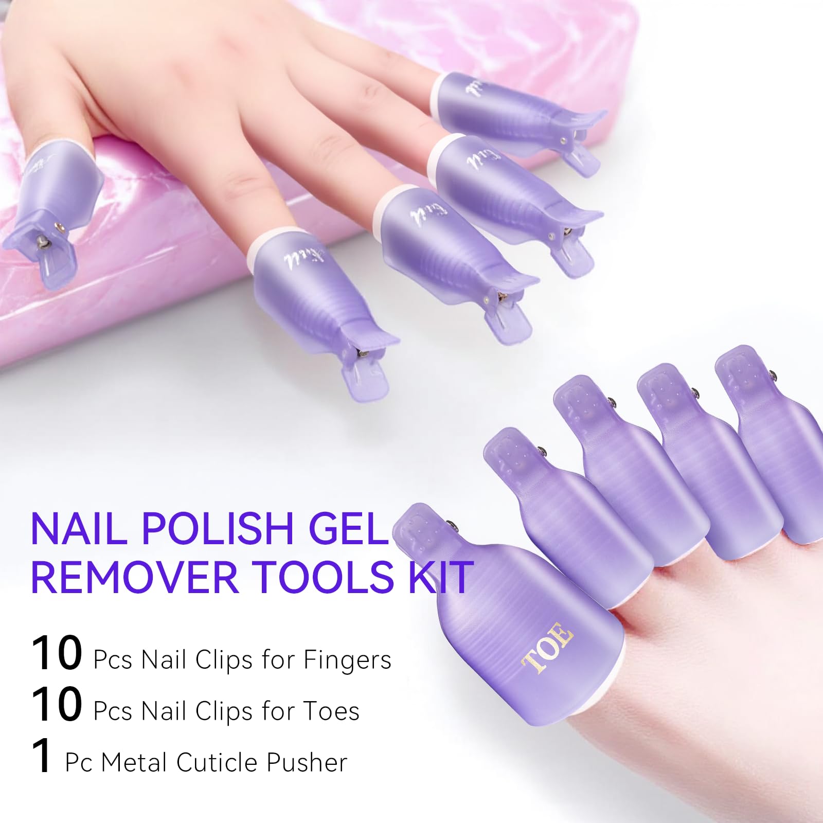 Poussoir cuticule double-face Makartt, préparation optimale des ongles avant manucure.