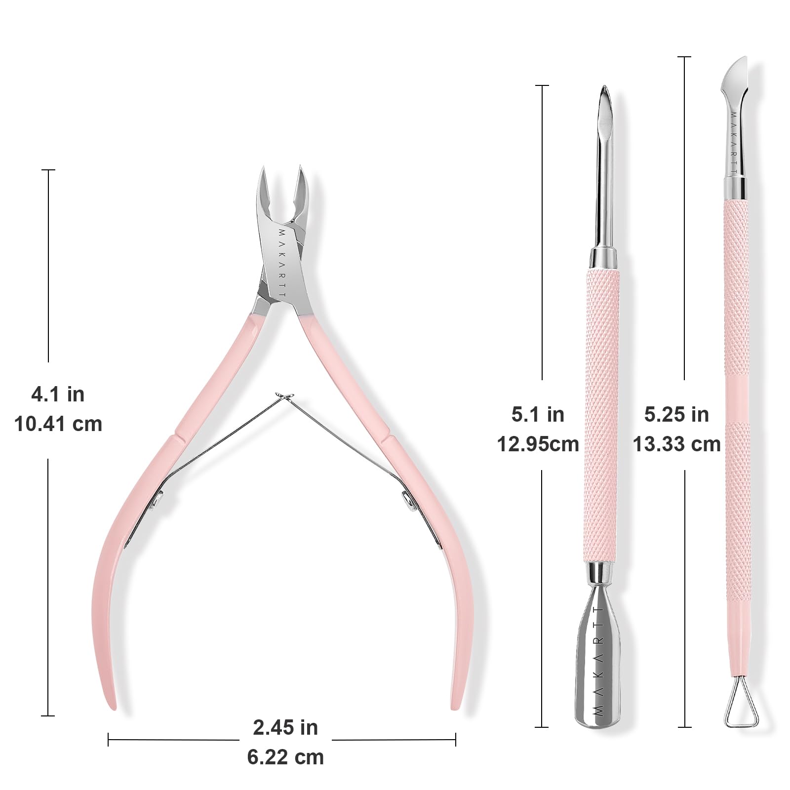 Makartt pousseur-cuticule-tete-pointue offre une précision ciblée.