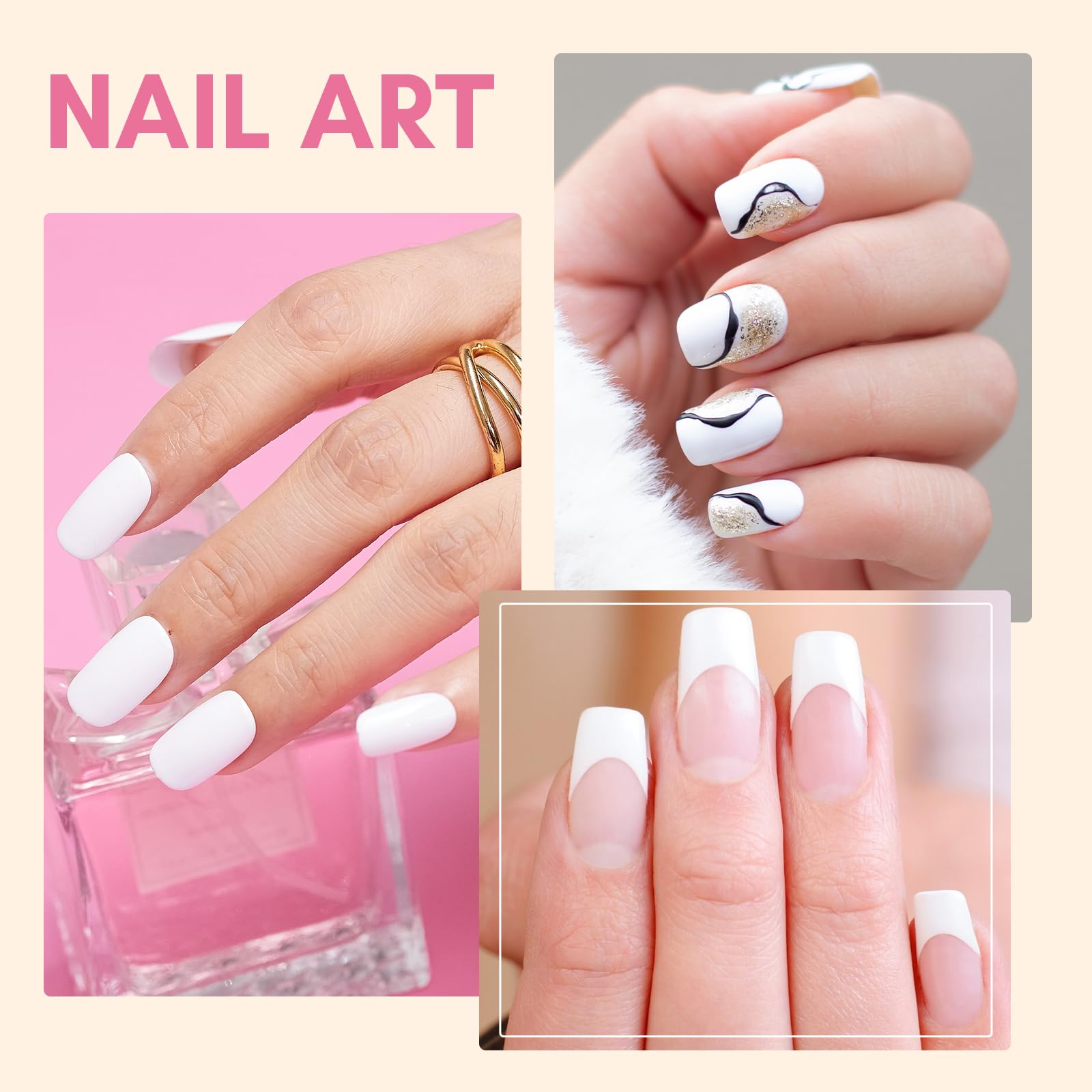Makartt Résistance et brillance longue durée avec gel blanc