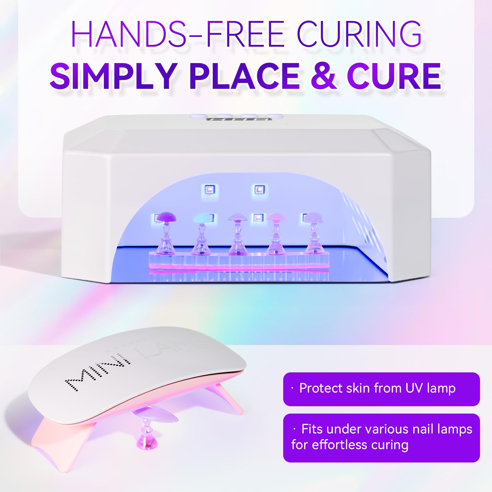 Confort et précision avec le support Makartt pour artistes des ongles.