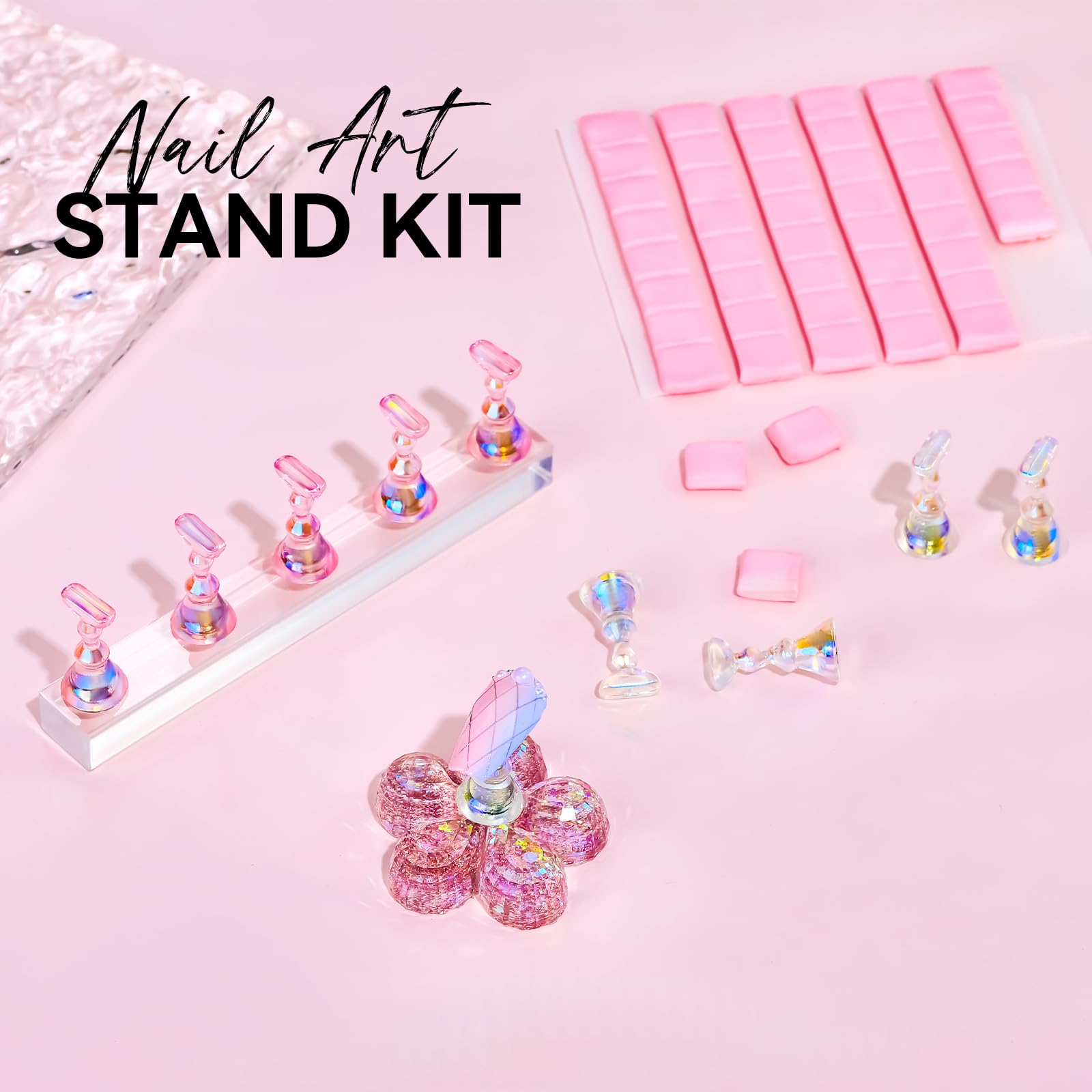 Makartt support ongles magnétique stable pour poser les designs avec précision.